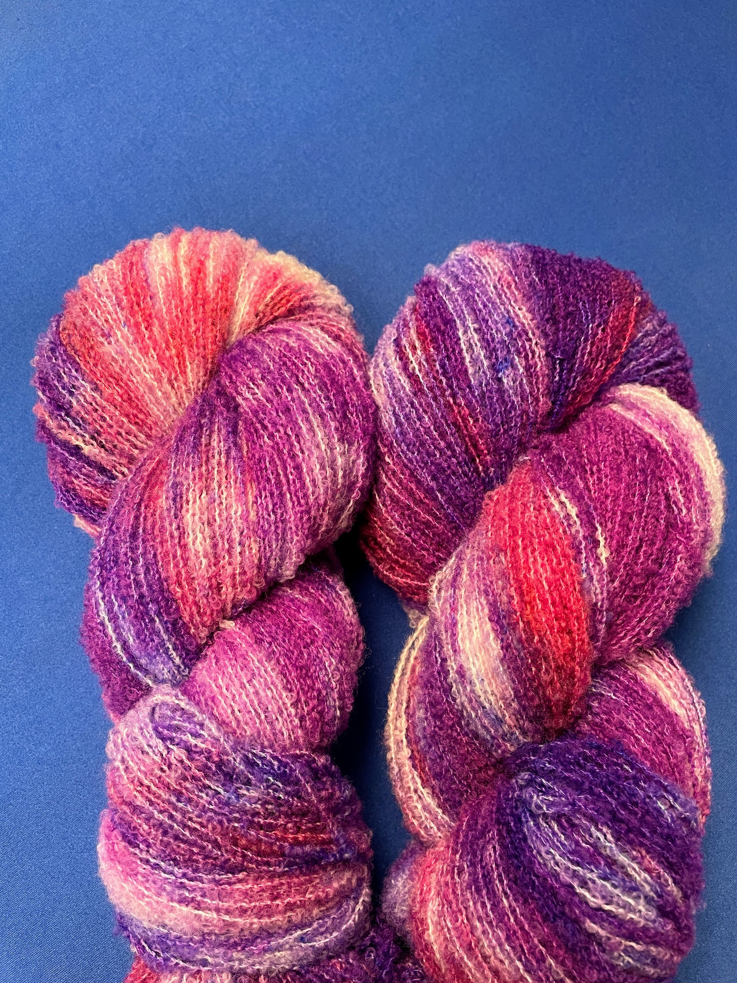 100g Boucle Forest Fruits Hand-dyed Yarn