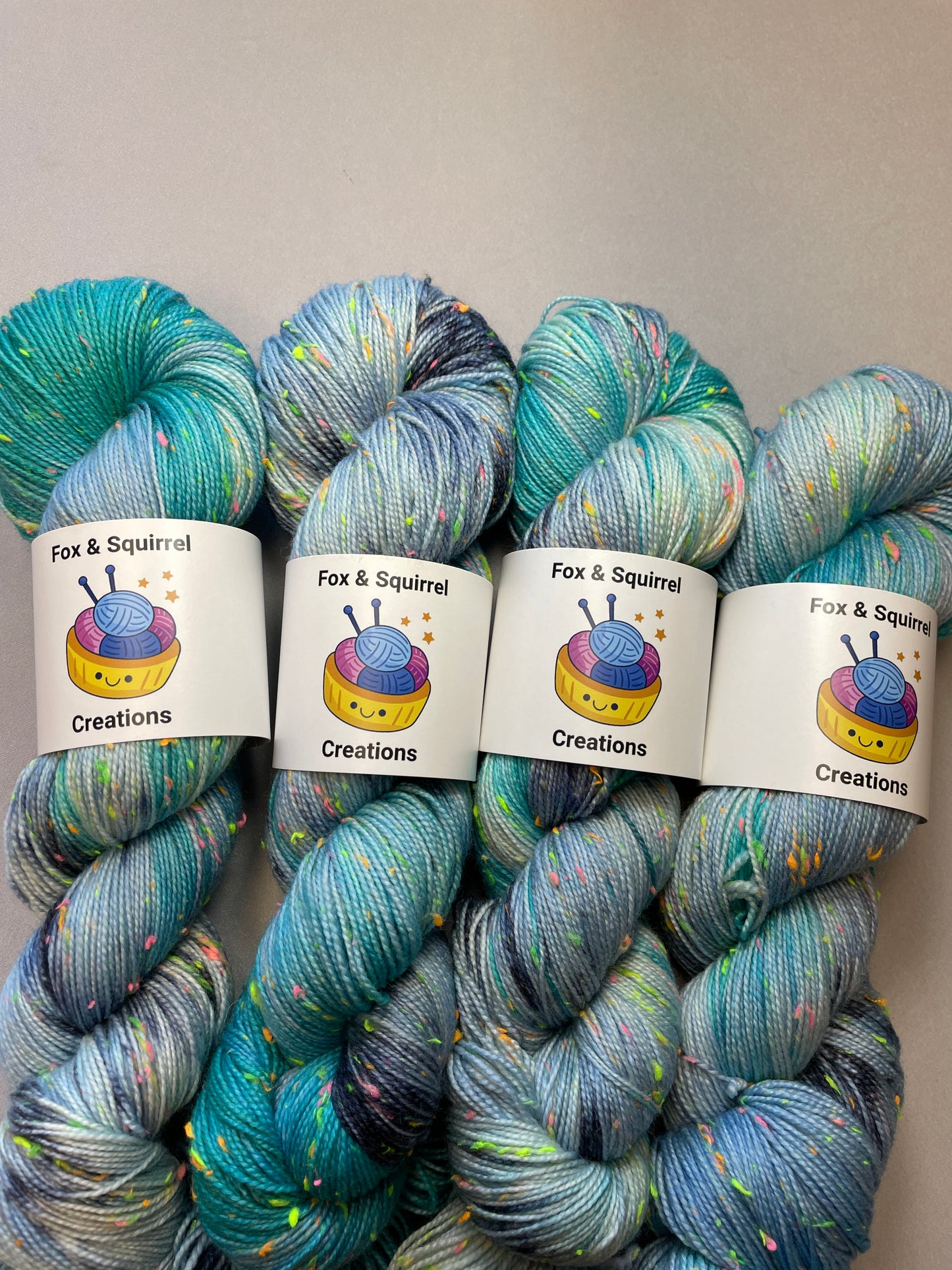 100g Ocean Lights - Hand-dyed Yarn