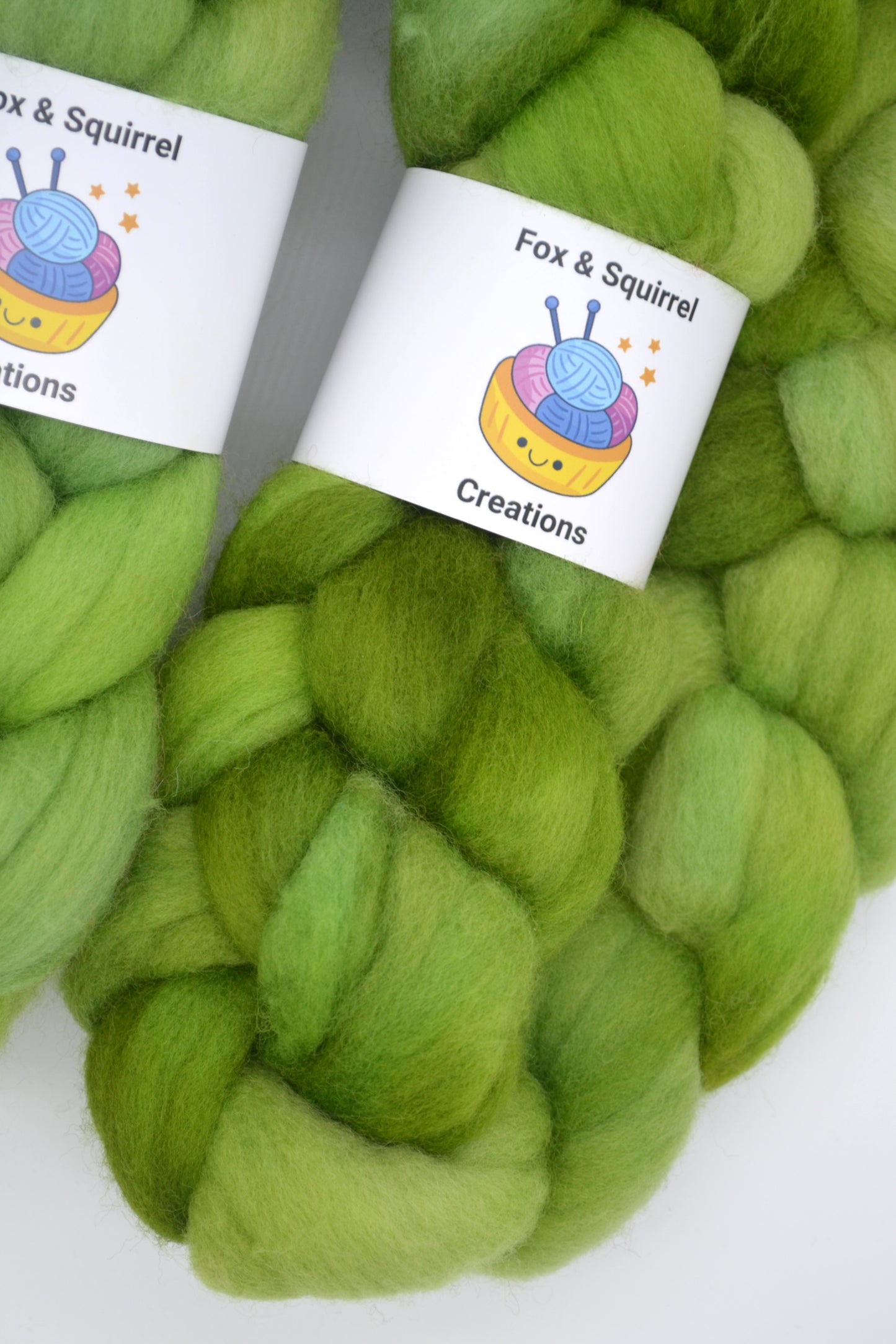 Cormo - Green Twist 100g Hand-dyed Fibre