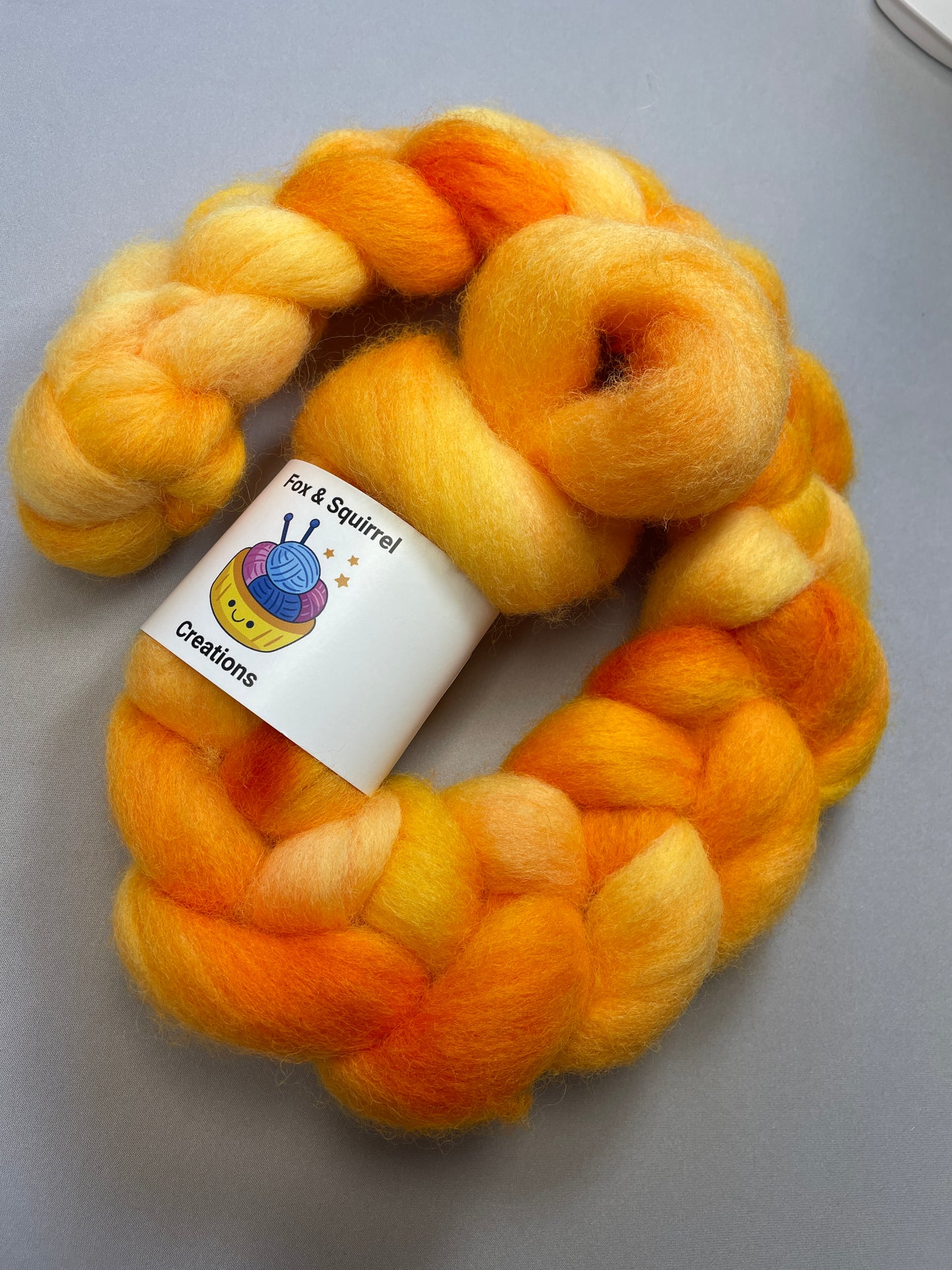 Corriedale - Gold 100g Fibre Roving