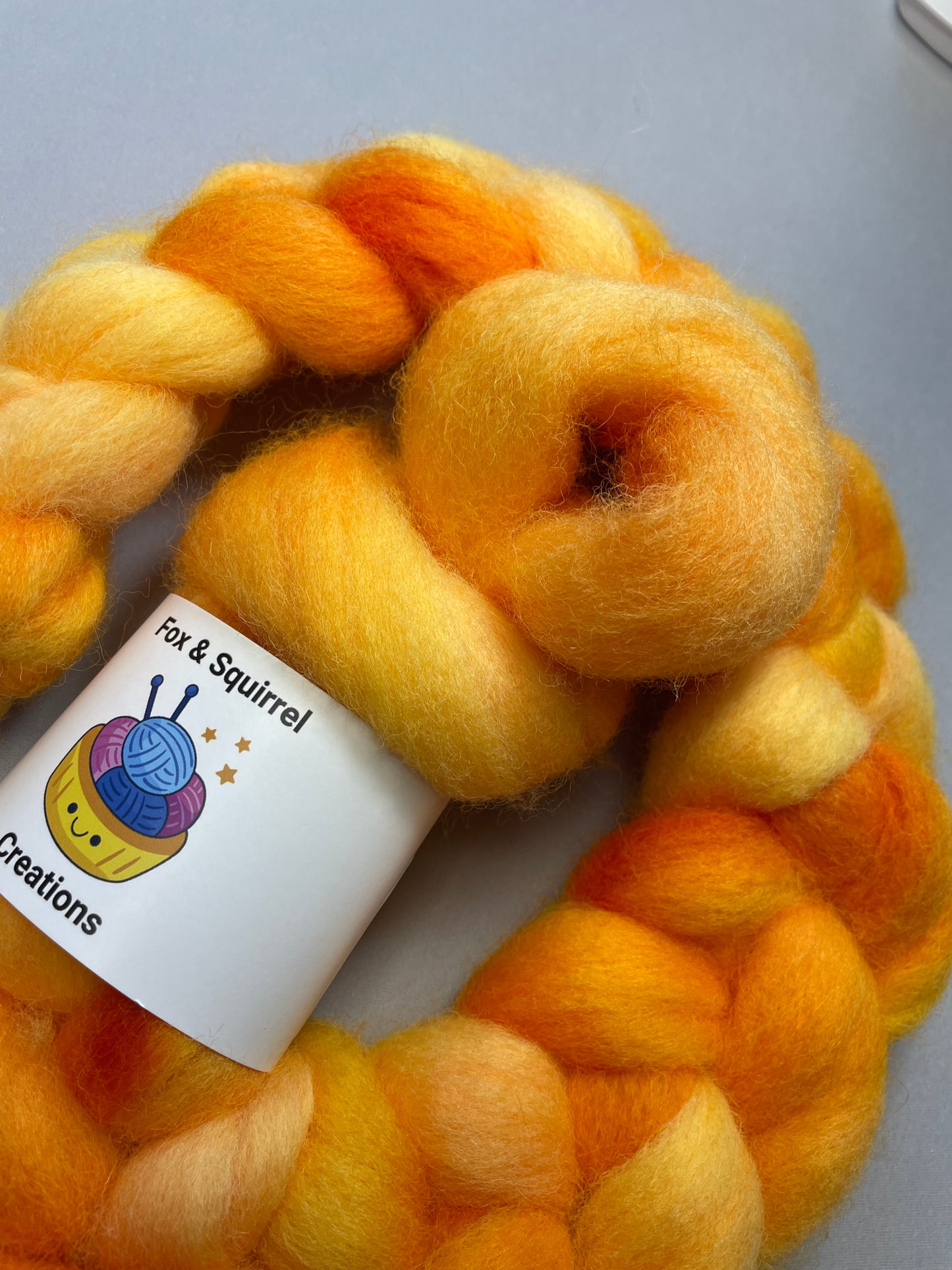 Corriedale - Gold 100g Fibre Roving