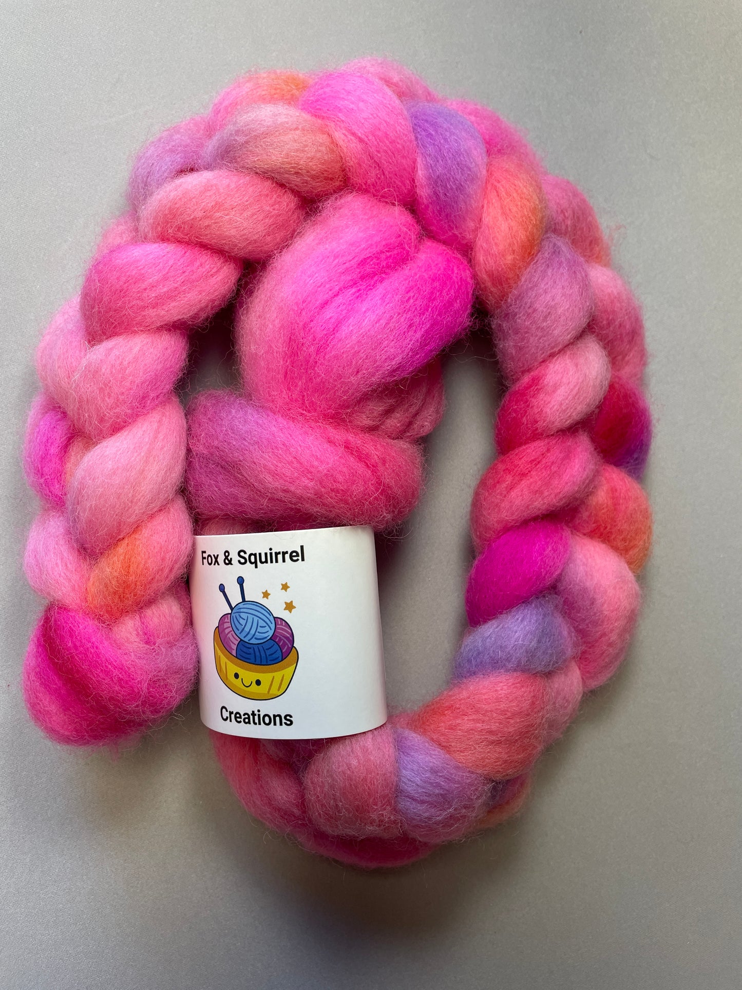 Corriedale - Love Hearts 100g Fibre Roving