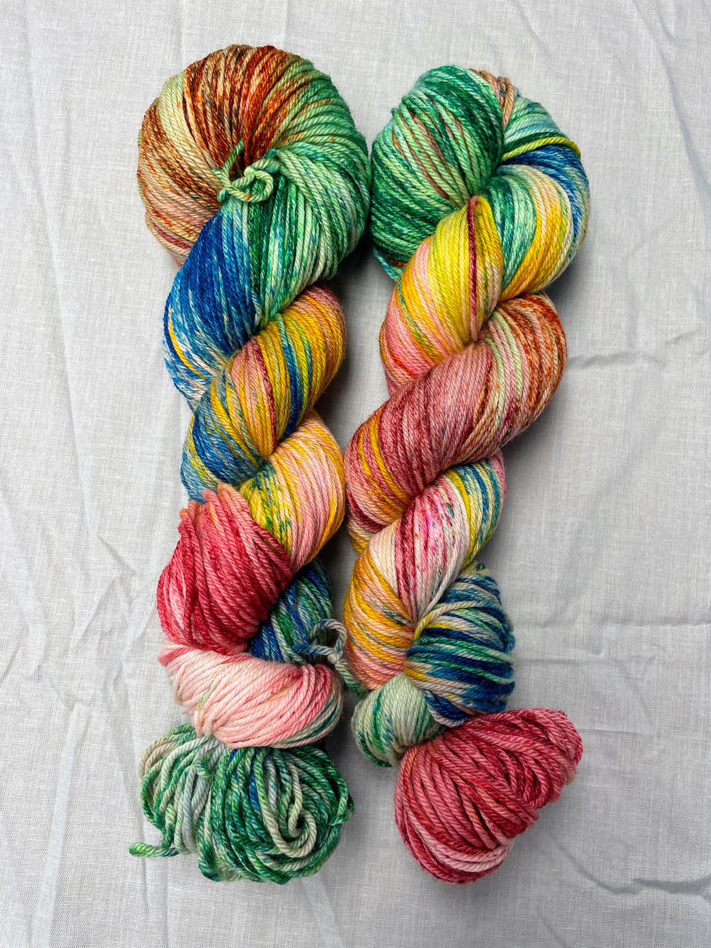 100g Super Rainbow Sprinkles - Hand-dyed Yarn