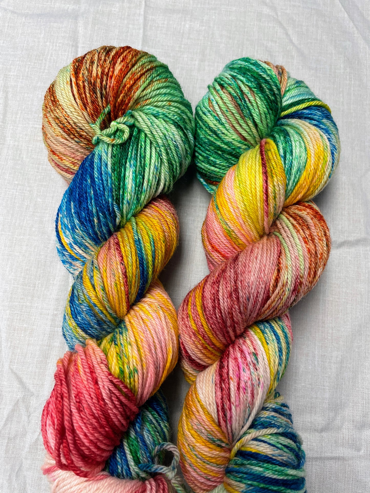 100g Super Rainbow Sprinkles - Hand-dyed Yarn