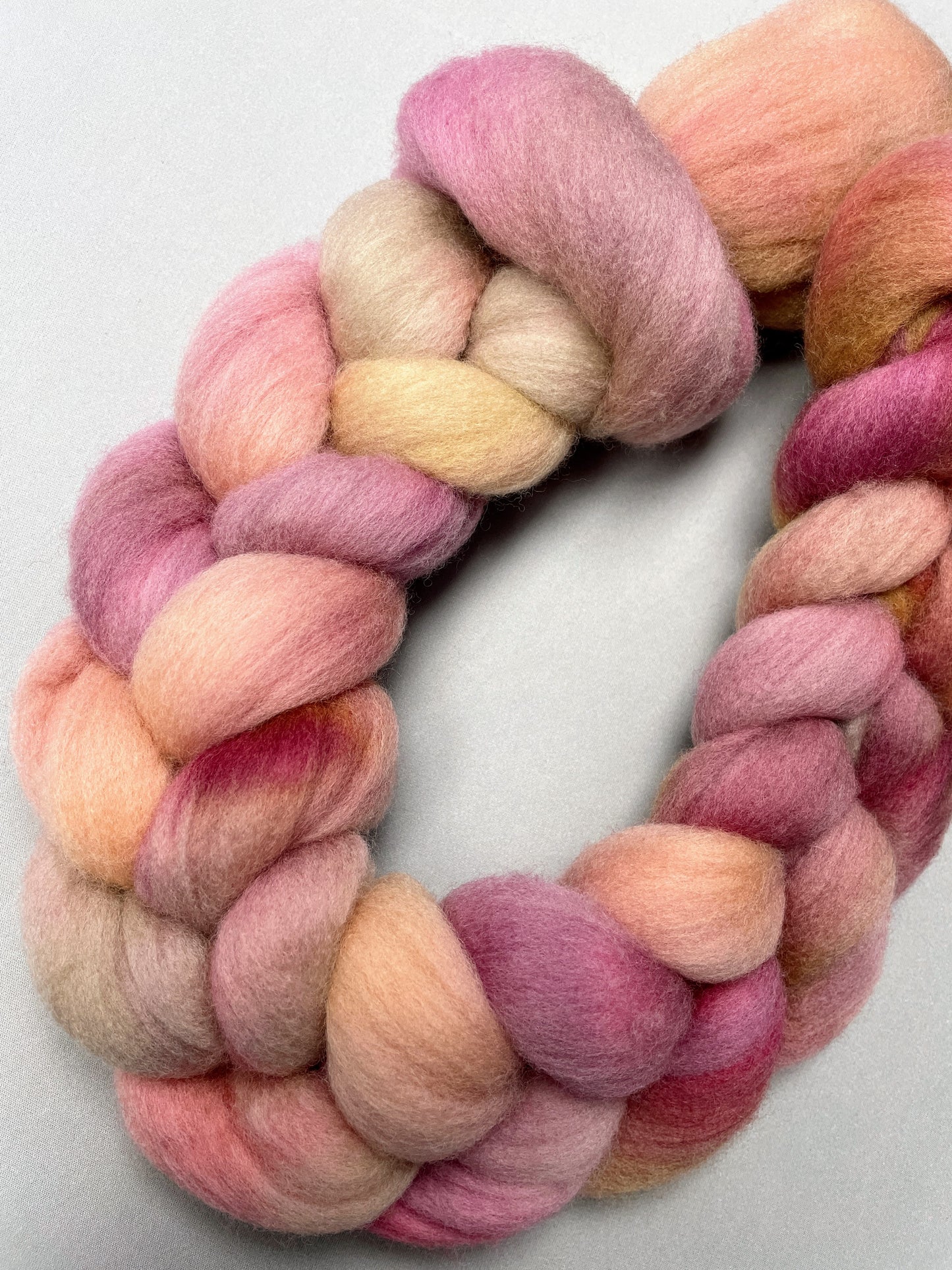 Polwarth - Dusty Rose 100g Fibre Roving