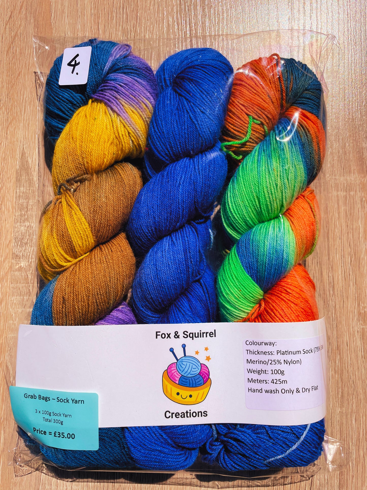 Grab Bag - 100g Sock Yarn