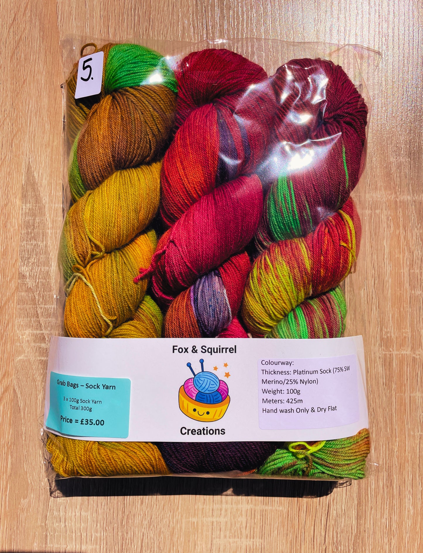 Grab Bag - 100g Sock Yarn