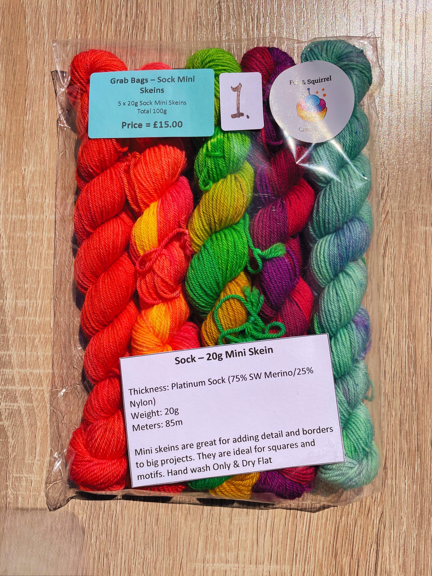 Grab Bag - 20g Sock Yarn