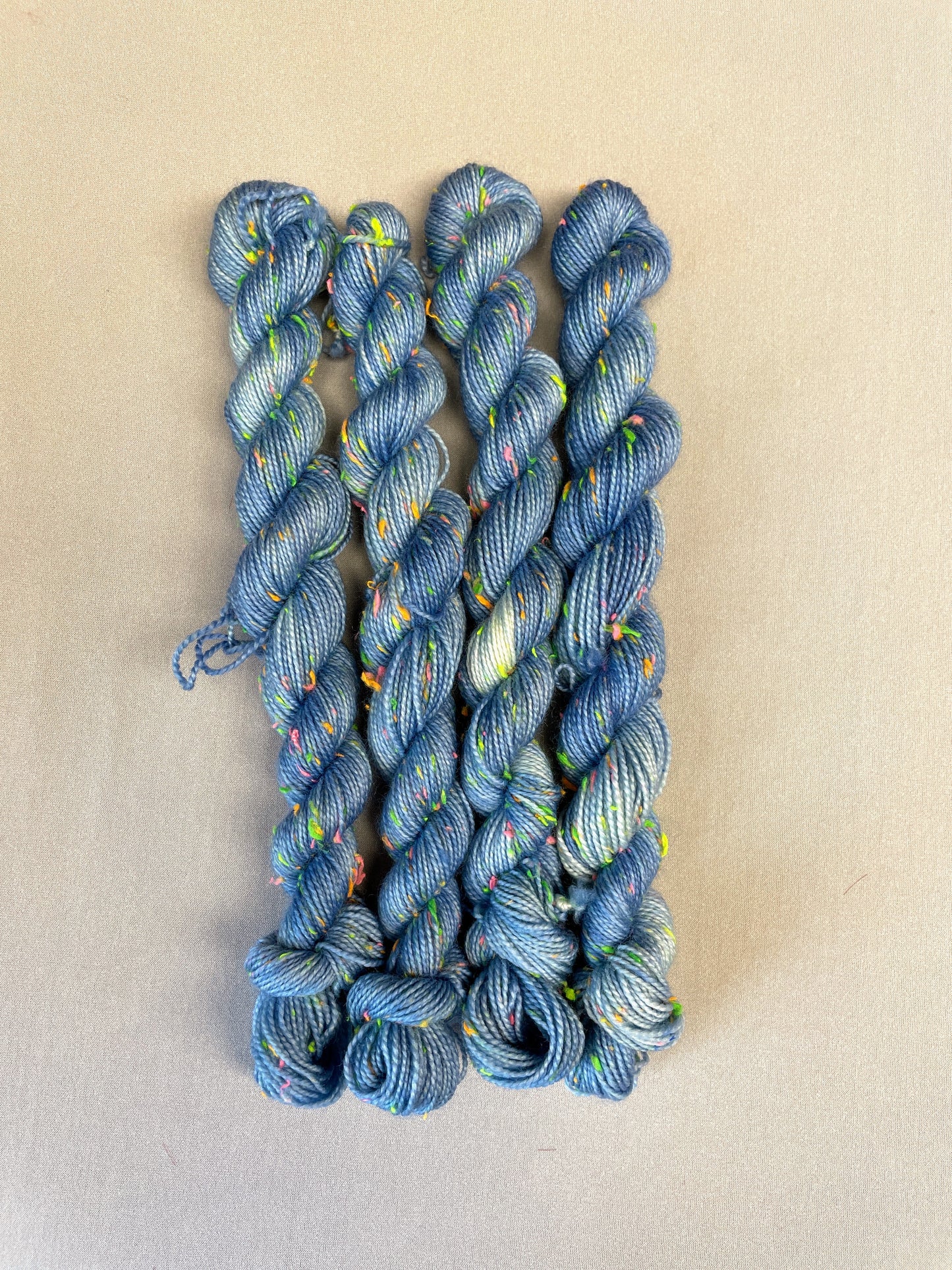 20g Baby Blue (semi-solid) - Hand-dyed Yarn