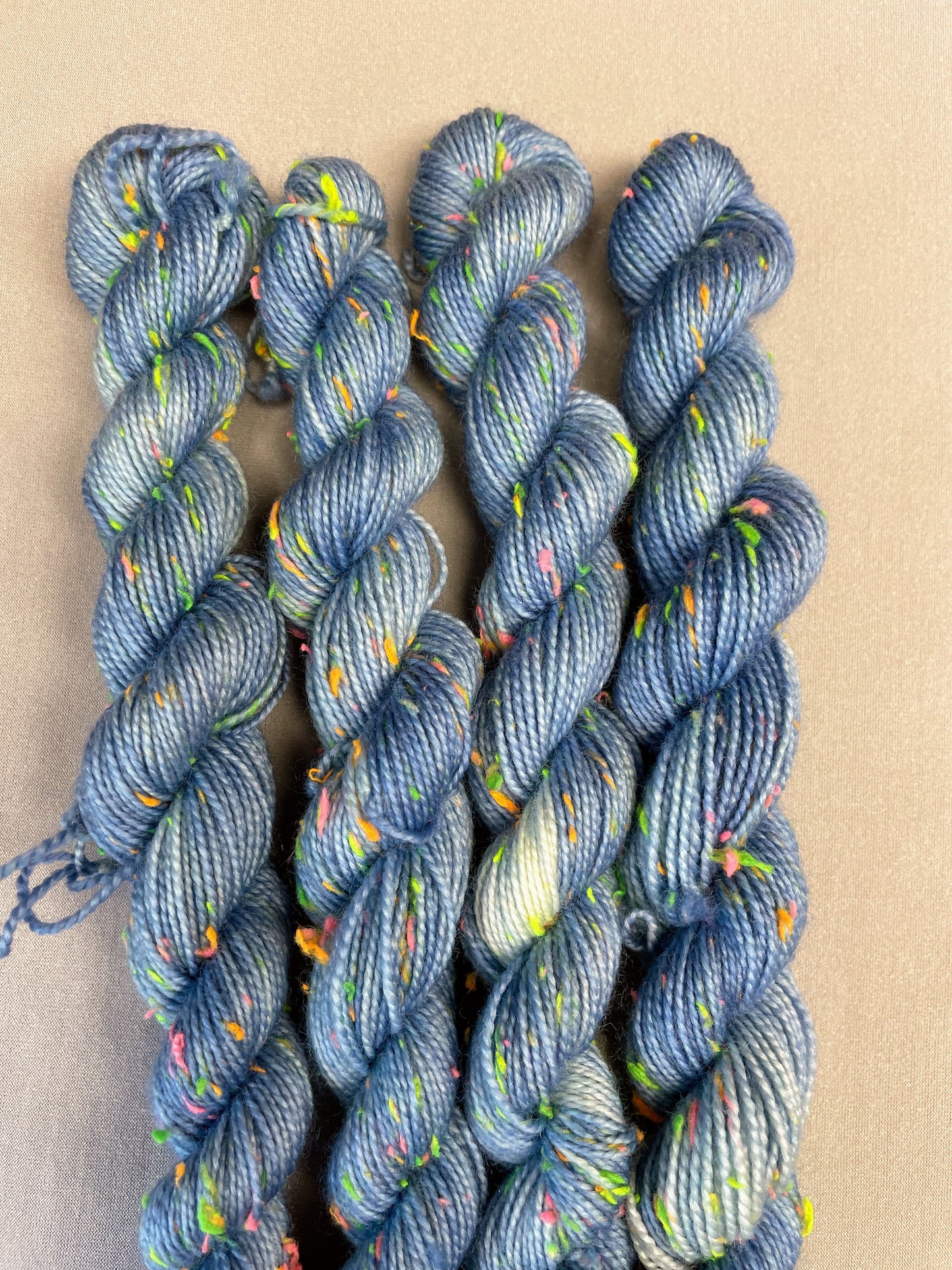 20g Baby Blue (semi-solid) - Hand-dyed Yarn
