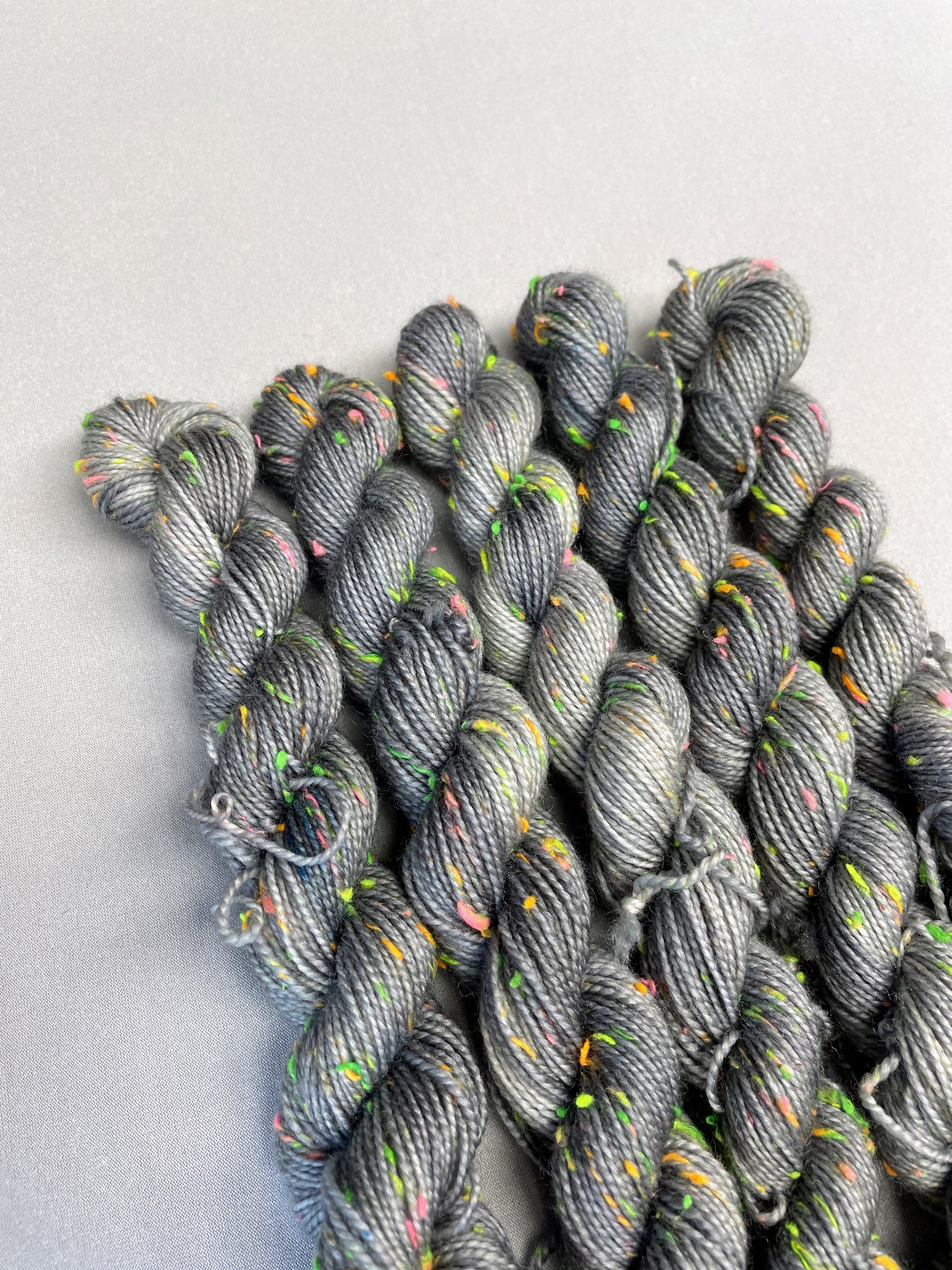 20g Grey (semi-solid) - Hand-dyed Yarn