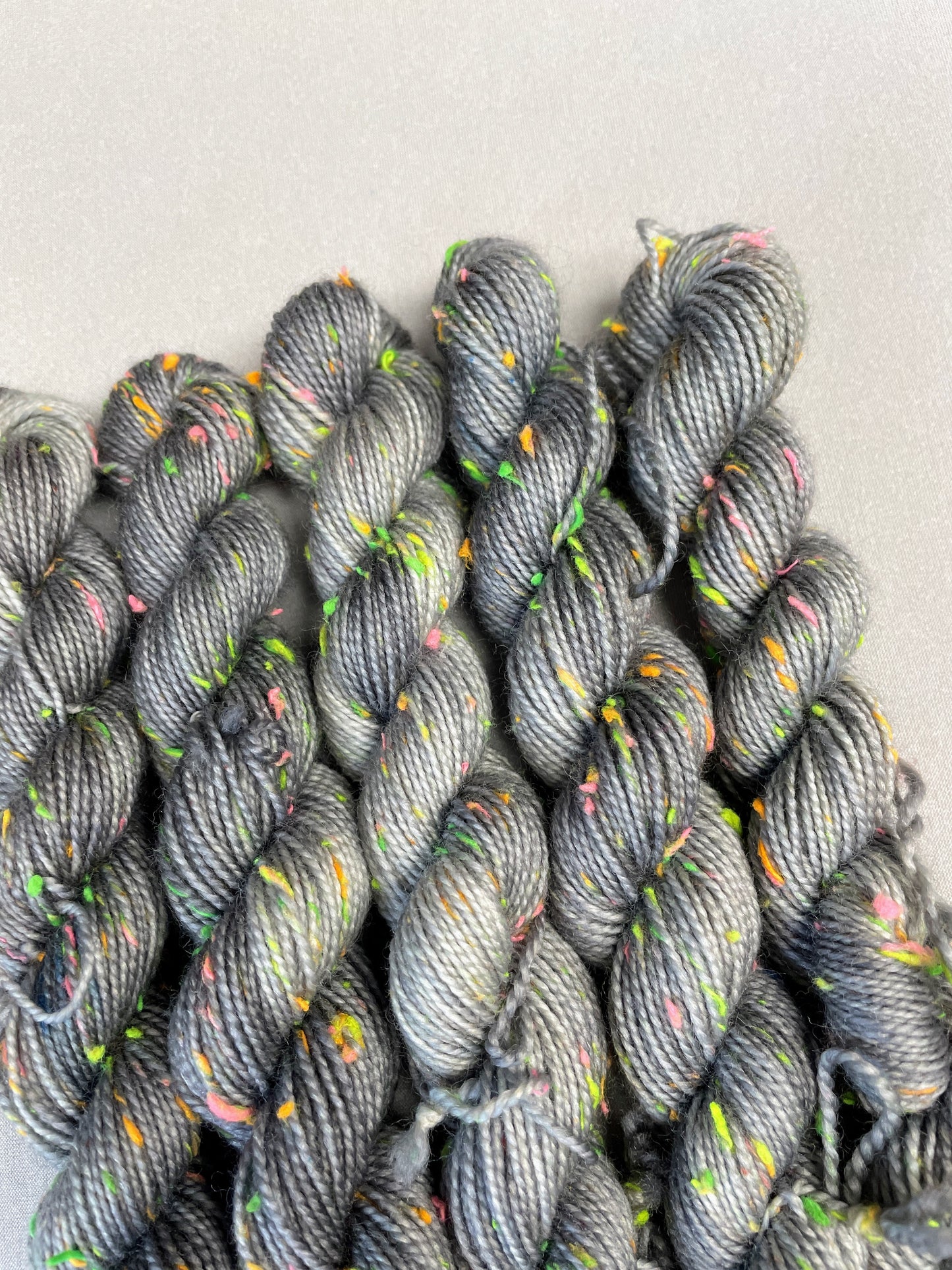 20g Grey (semi-solid) - Hand-dyed Yarn