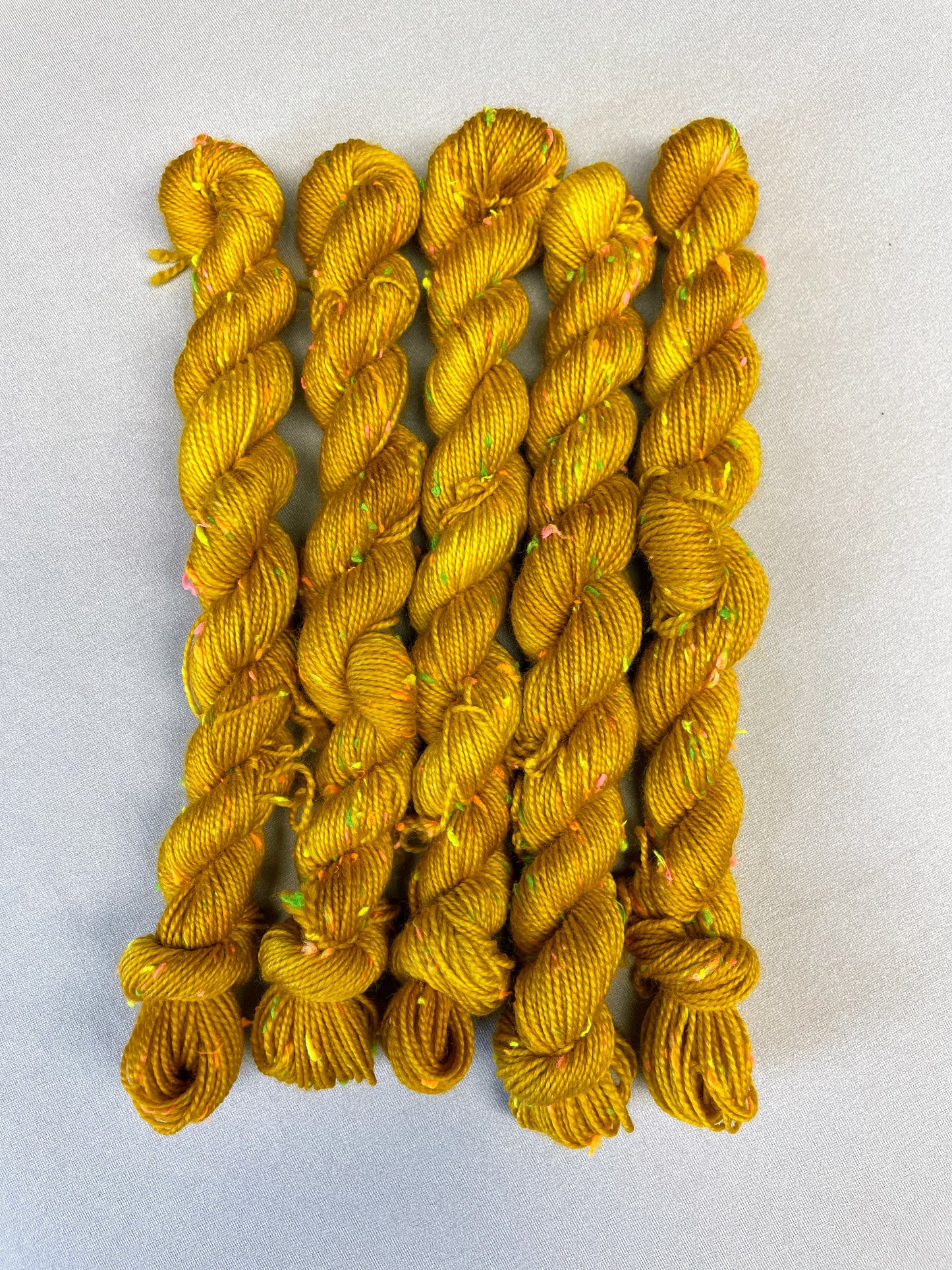 20g Mustard (semi-solid) - Hand-dyed Yarn