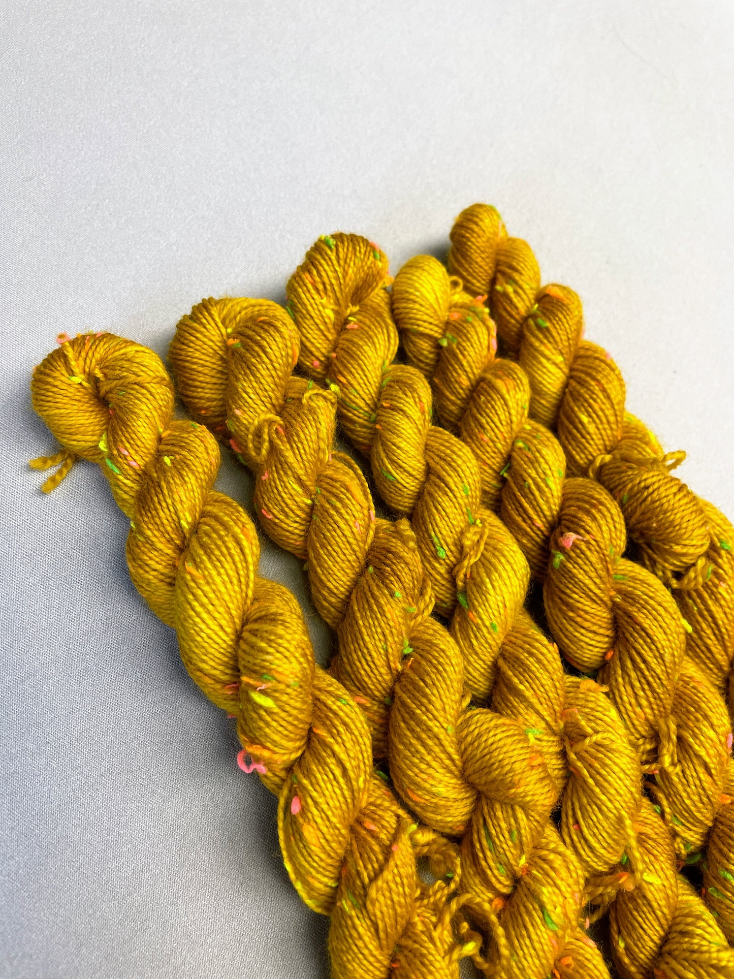 20g Mustard (semi-solid) - Hand-dyed Yarn