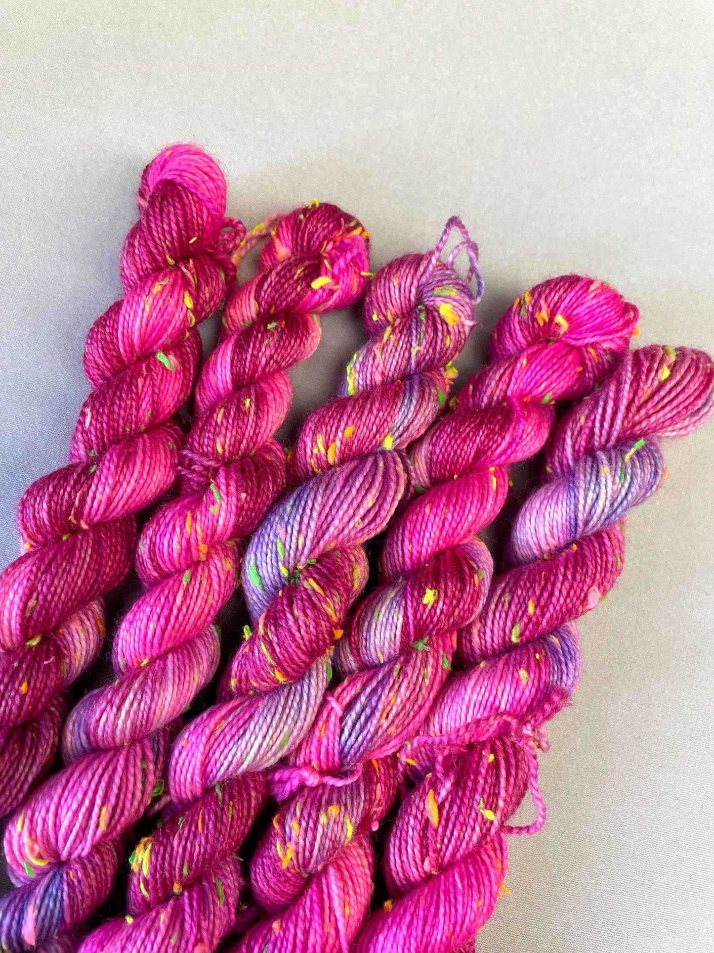 20g Pink Medley - Hand-dyed Yarn