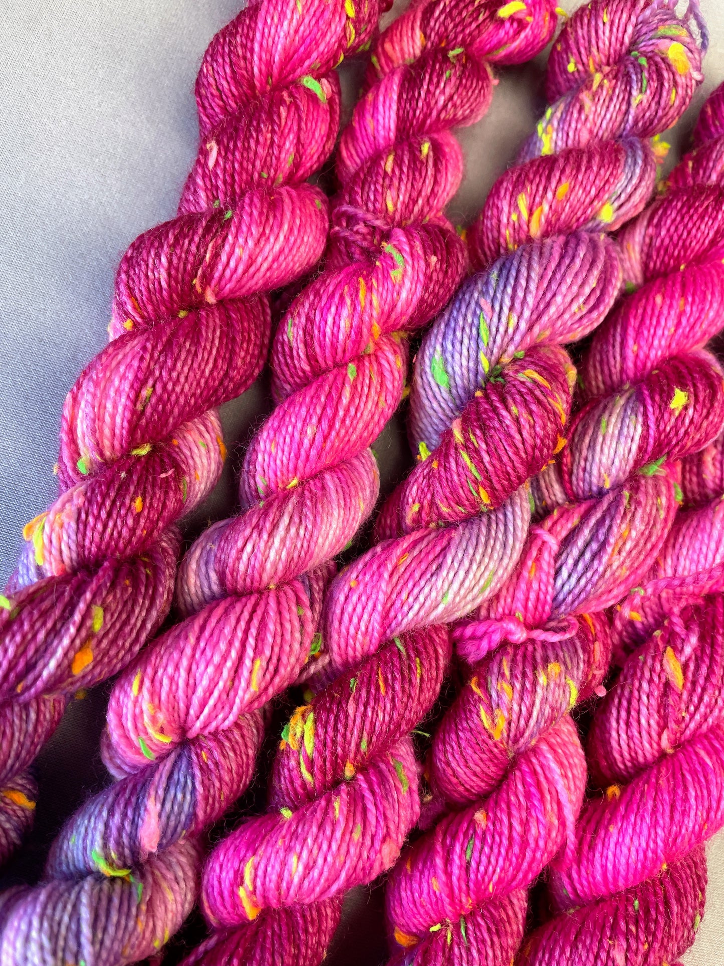 20g Pink Medley - Hand-dyed Yarn