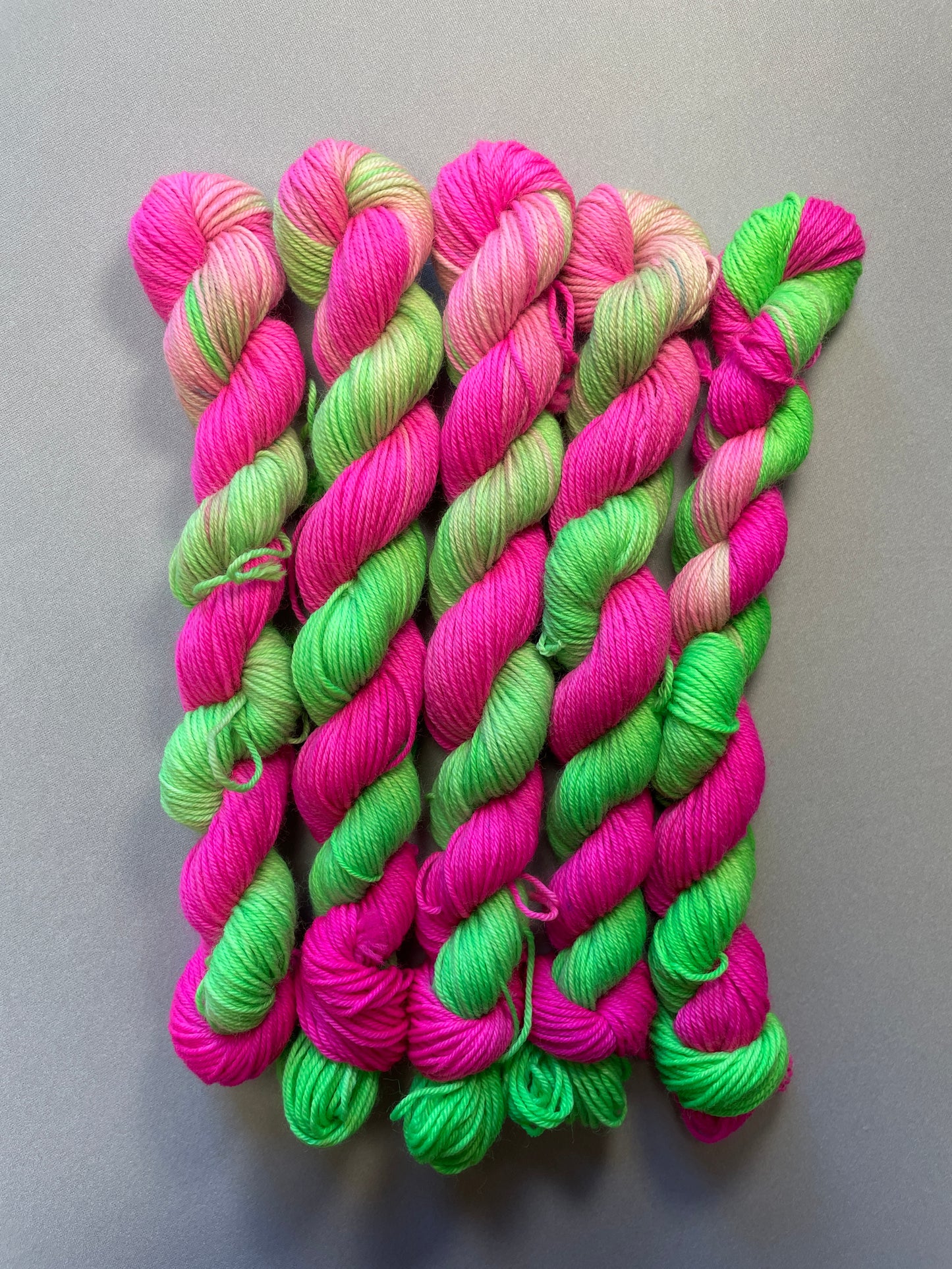 20g Neon Watermelon - Hand-dyed Yarn
