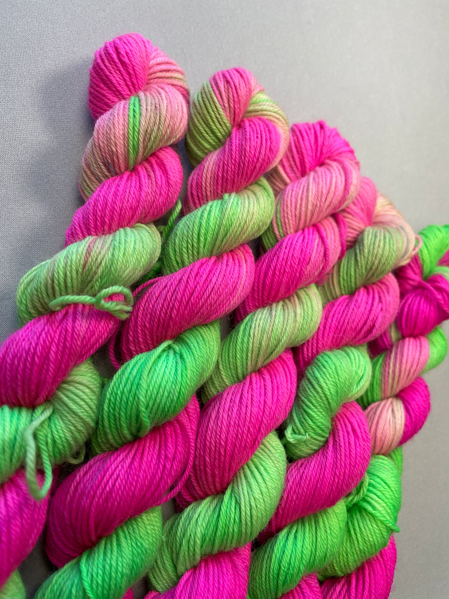 20g Neon Watermelon - Hand-dyed Yarn