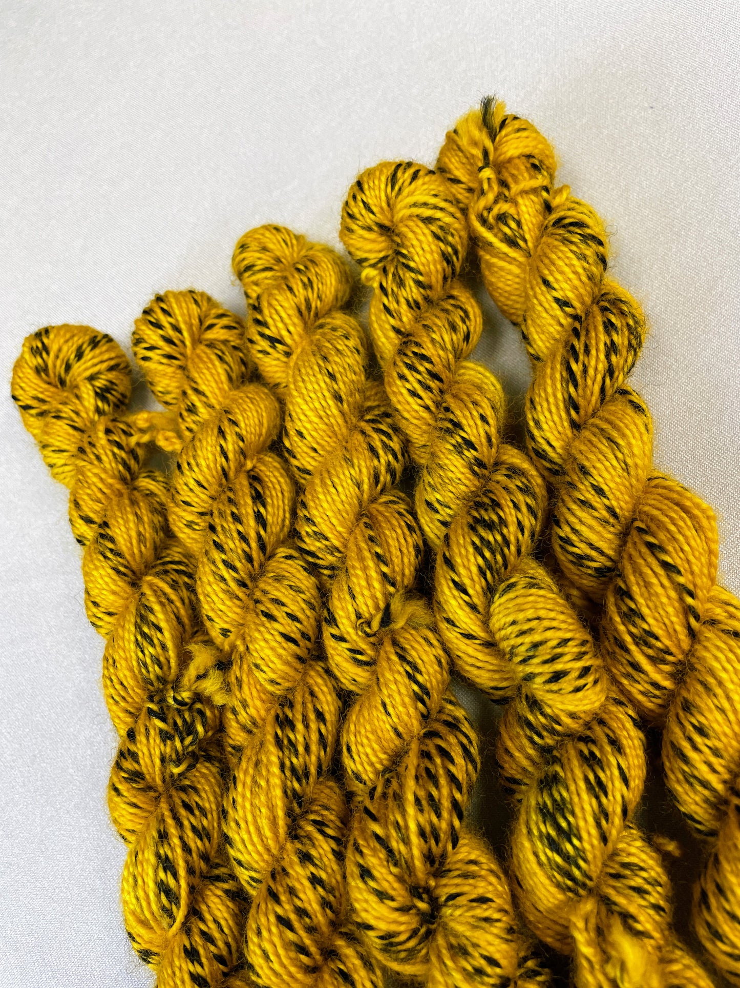 20g Sock Zebra Mustard Mini Skein