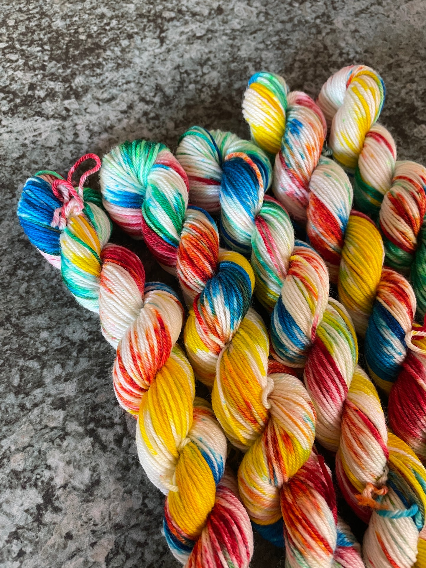 20g Rainbow Sprinkles - Hand-dyed Yarn