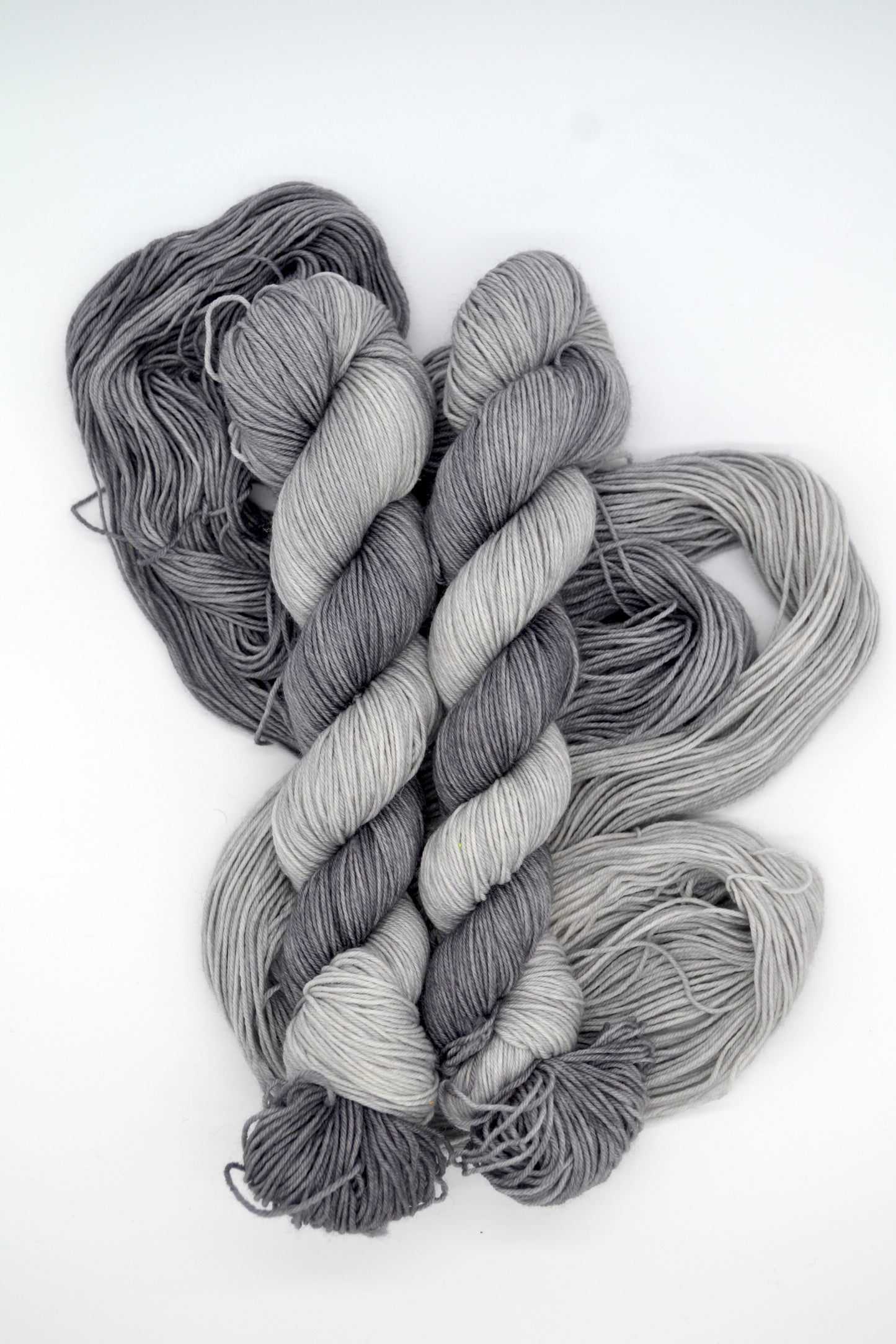 50g Sock Silver Hand-dyed Yarn
