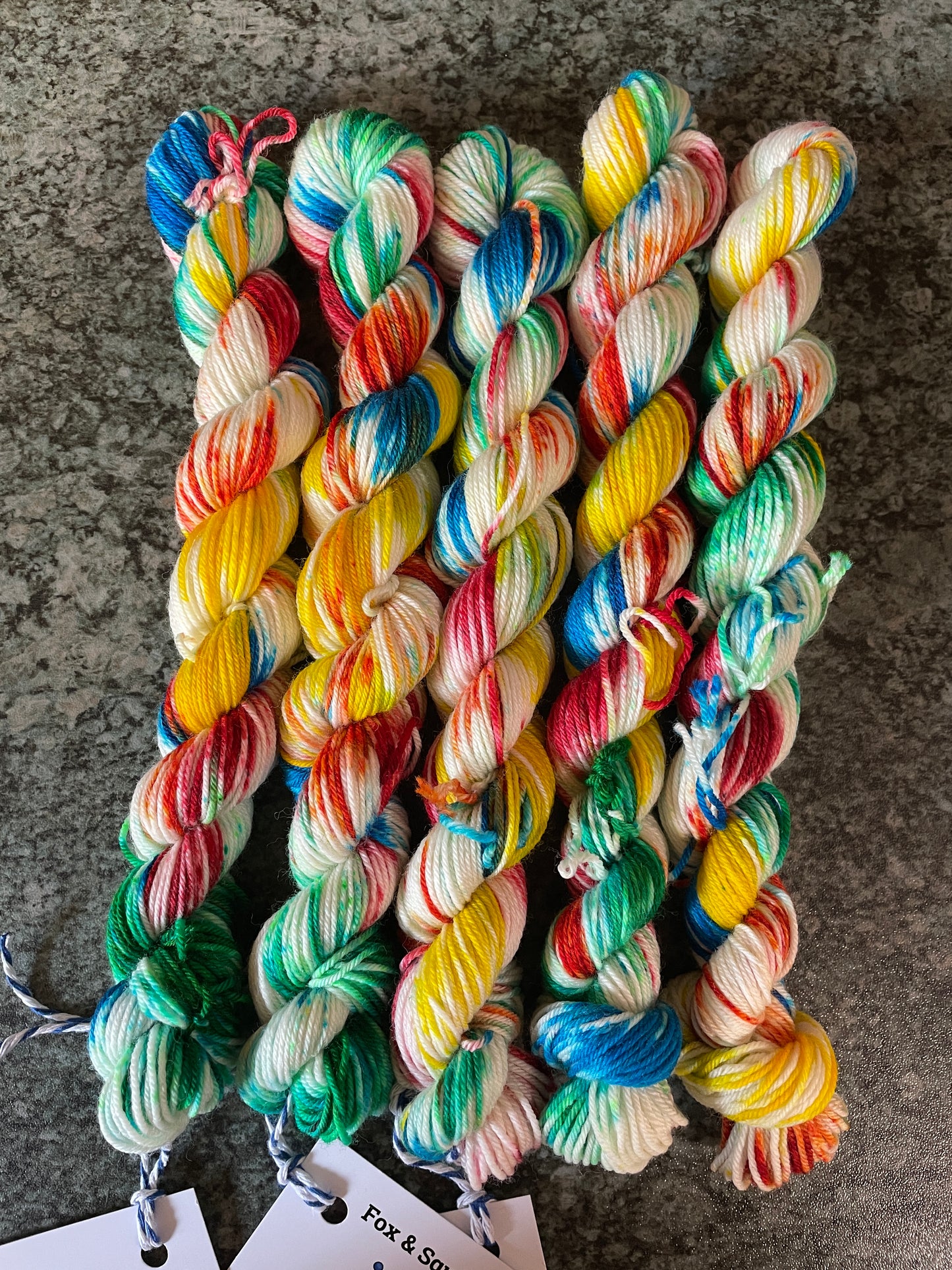 20g Rainbow Sprinkles - Hand-dyed Yarn