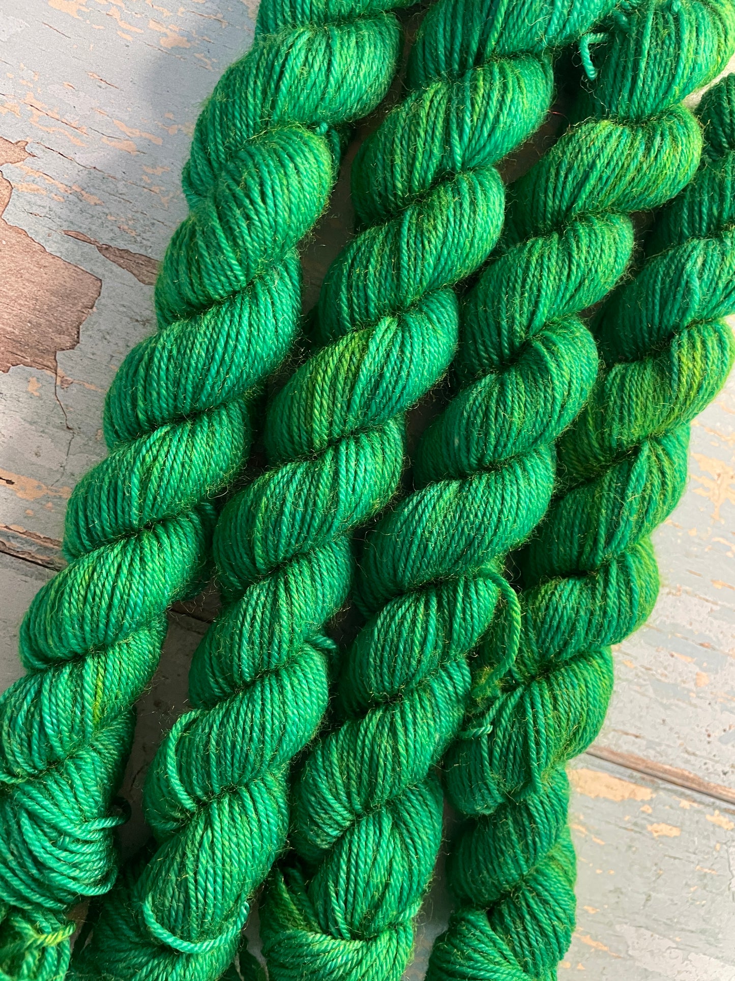 20g Emerald (semi-solid) - Hand-dyed Yarn
