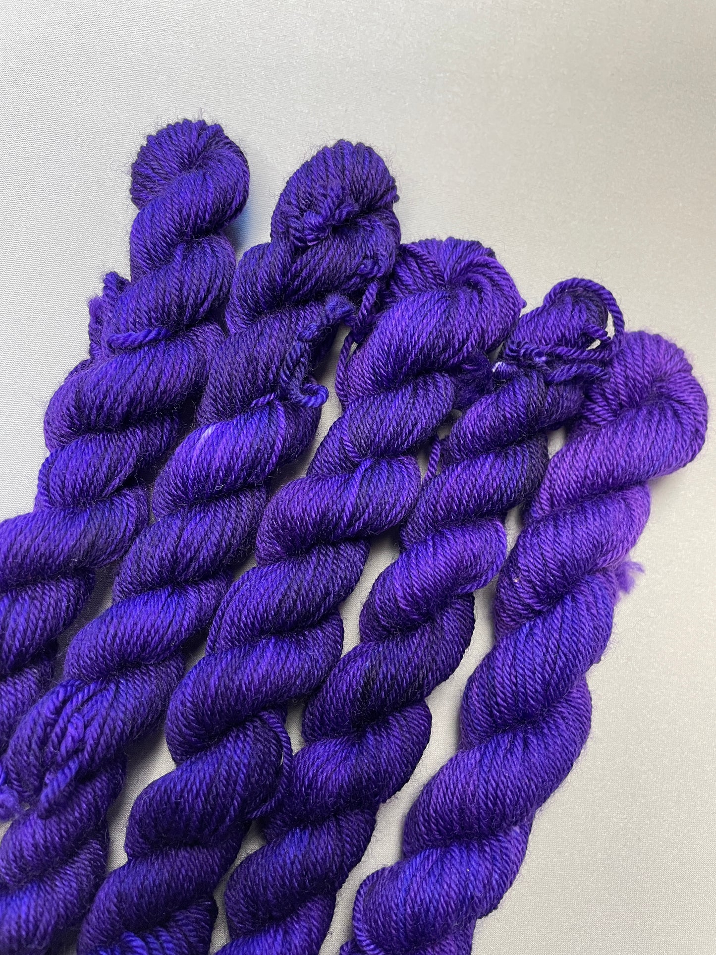 20g Purple (semi-solid) - Hand-dyed Yarn
