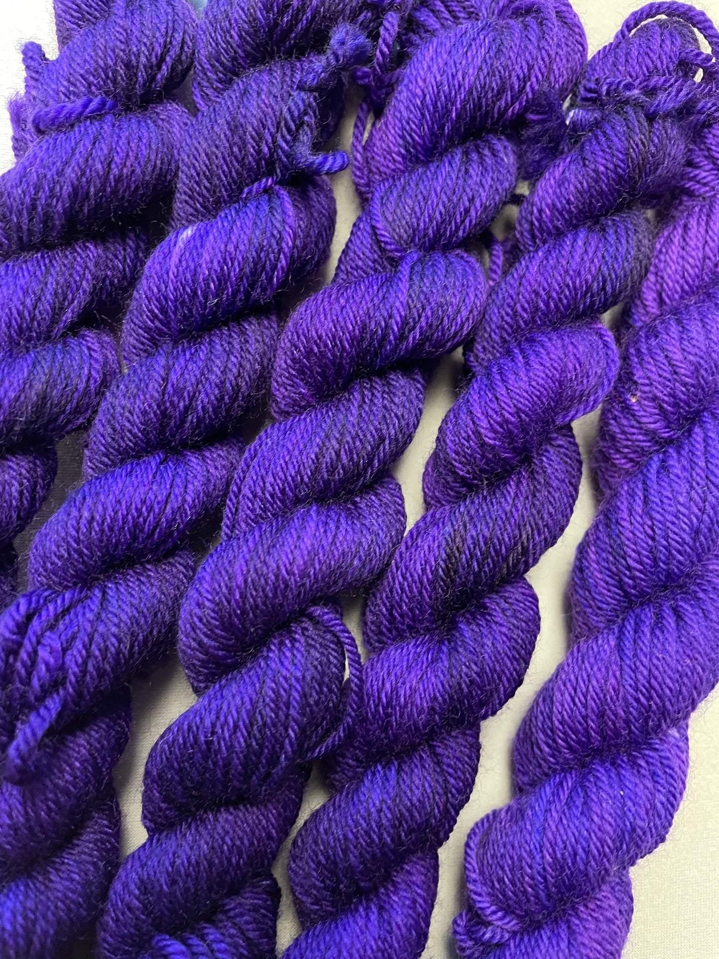 20g Purple (semi-solid) - Hand-dyed Yarn