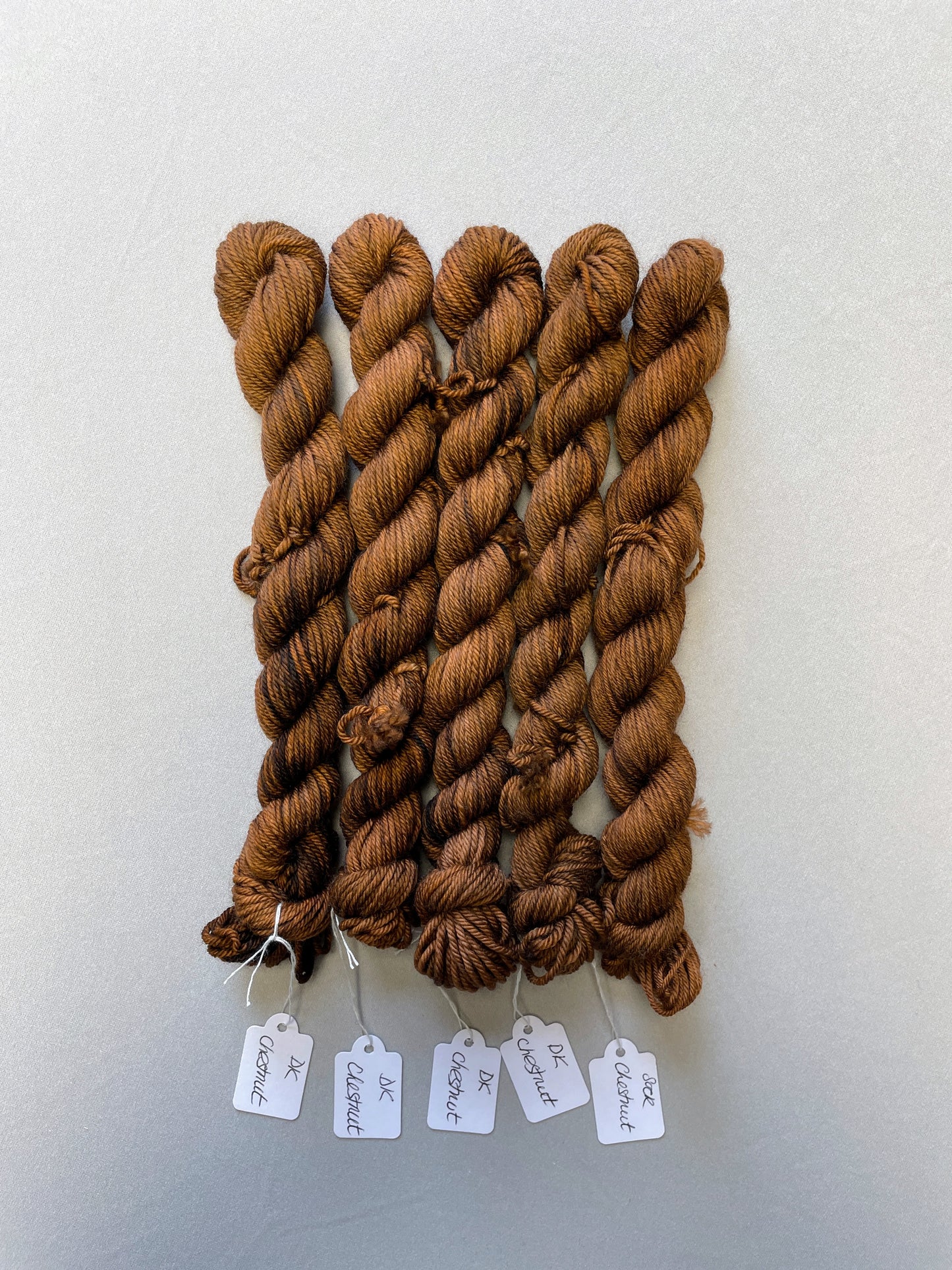 20g Chestnut (semi-solid) - Hand-dyed Yarn