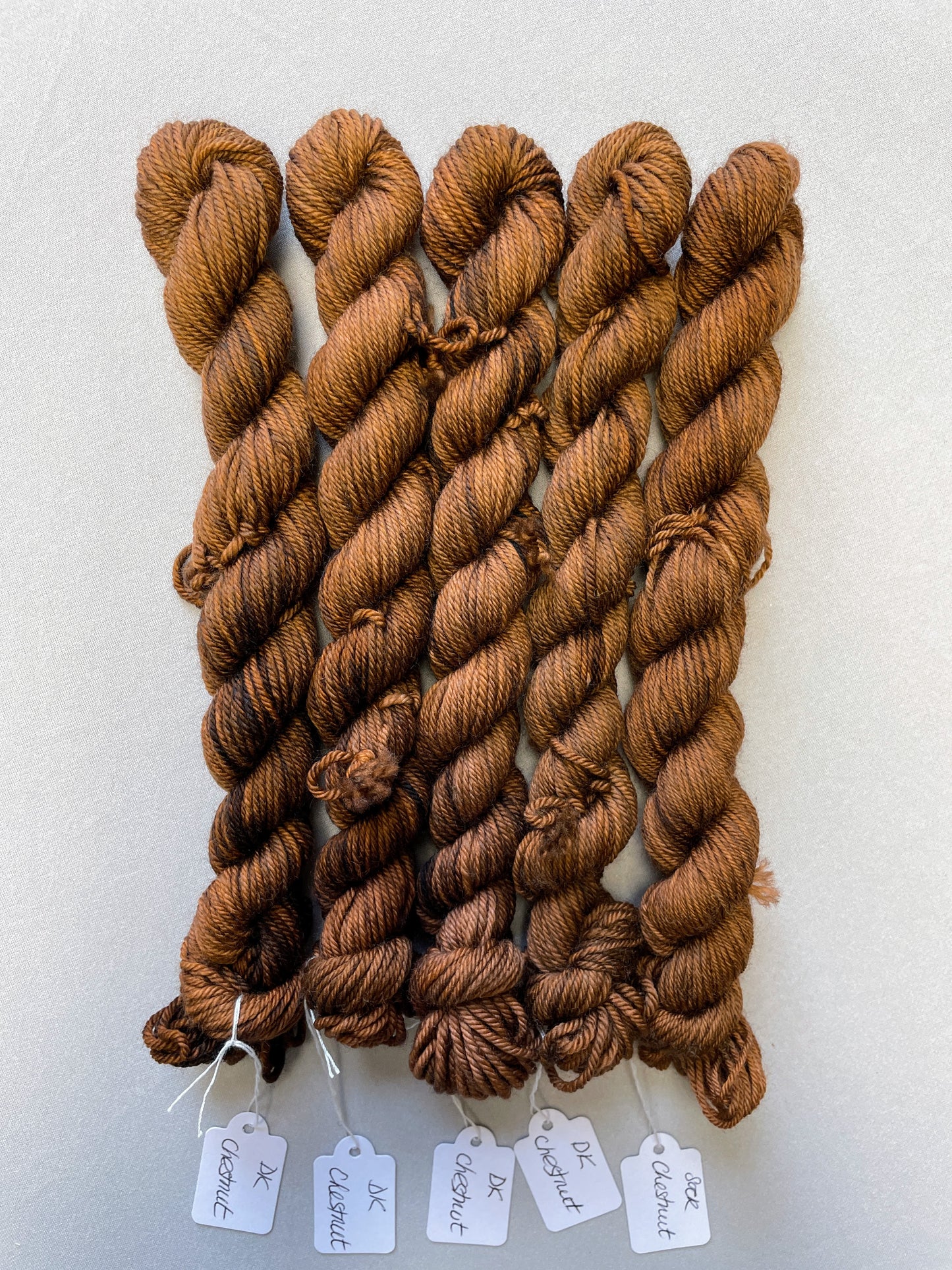20g Chestnut (semi-solid) - Hand-dyed Yarn