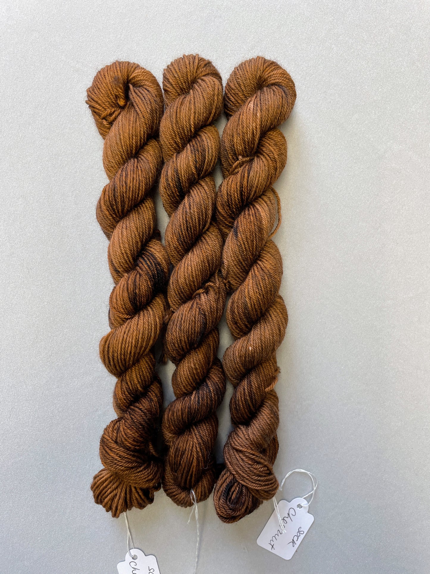 20g Chestnut (semi-solid) - Hand-dyed Yarn