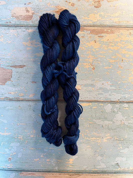 20g Navy (semi-solid) - Hand-dyed Yarn
