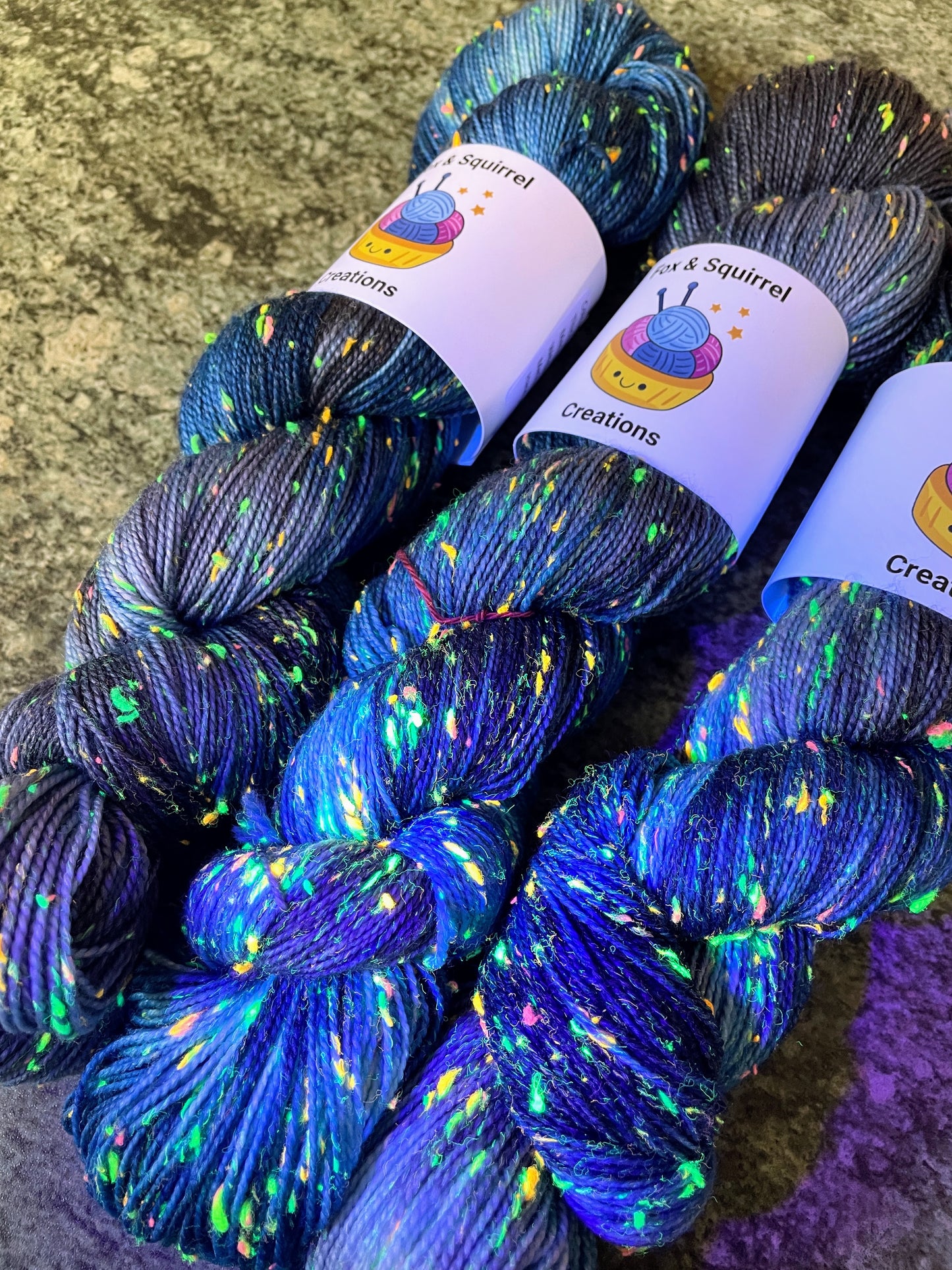 100g Starry Night - Hand-dyed Yarn