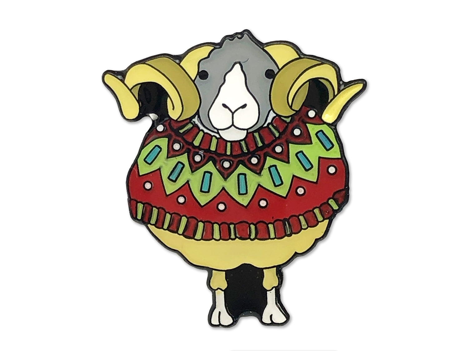 Emma Ball - Sheep Pin Badge