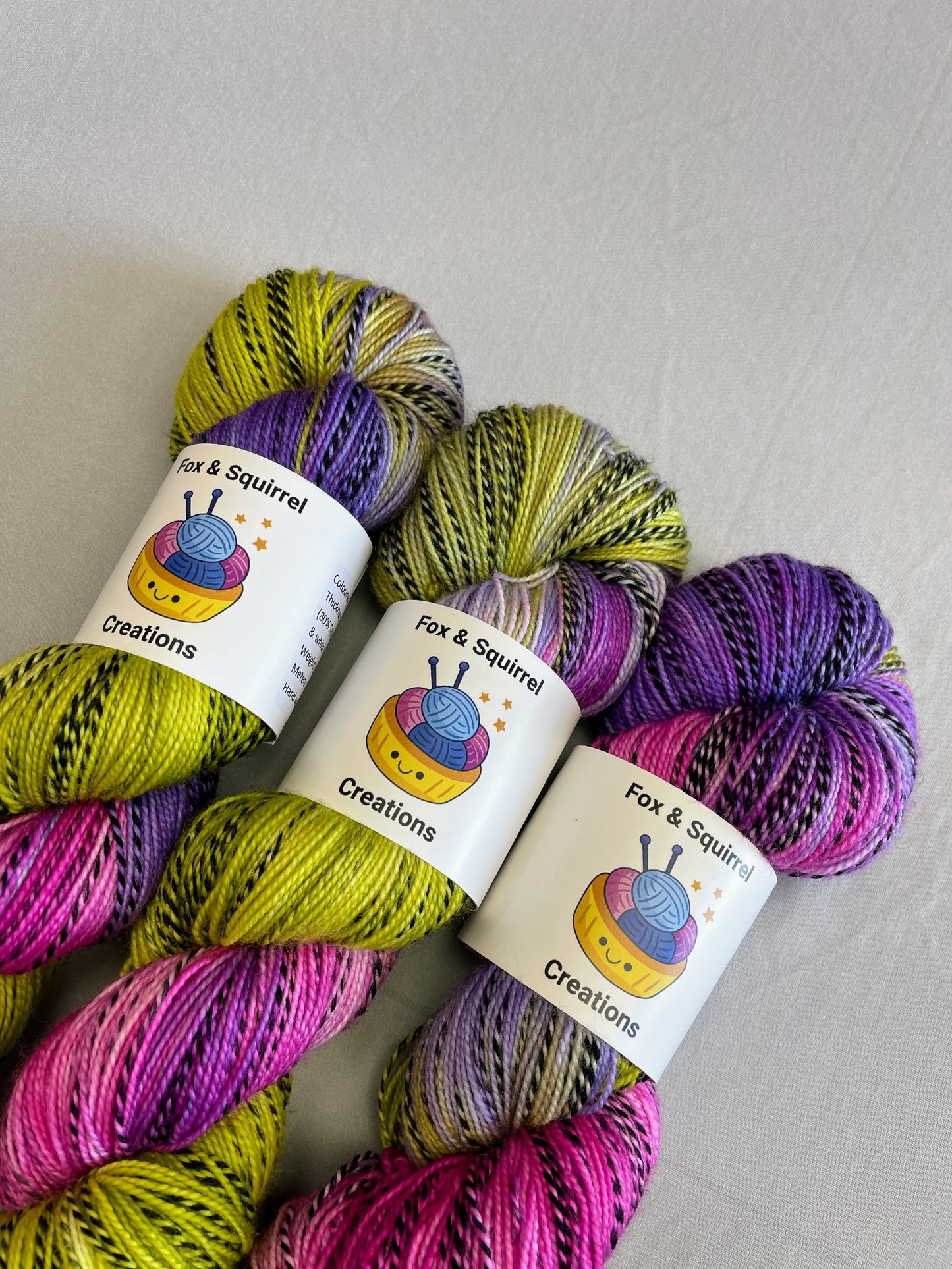 100g Passion Flower - Hand-dyed Yarn