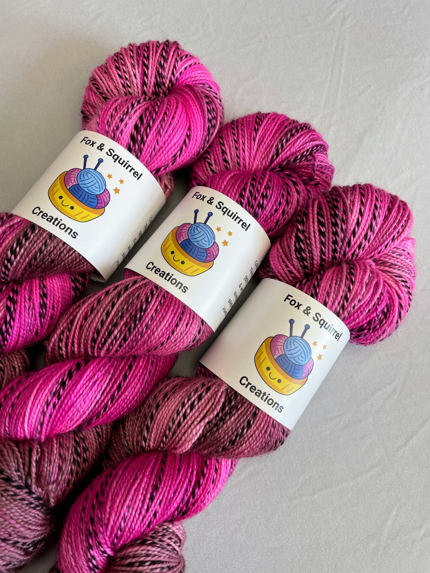 100g Pink Lady - Hand-dyed Yarn