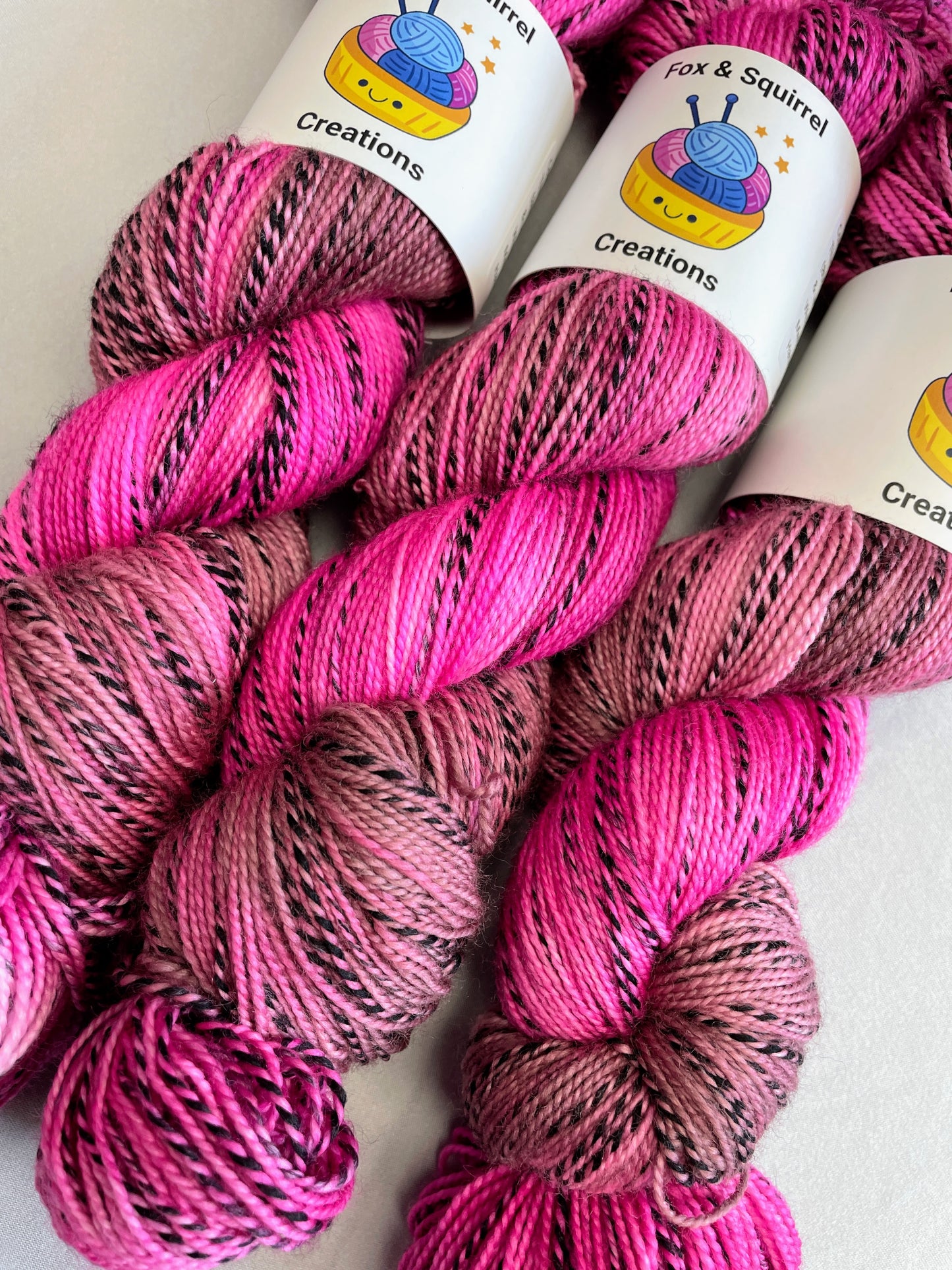 100g Pink Lady - Hand-dyed Yarn