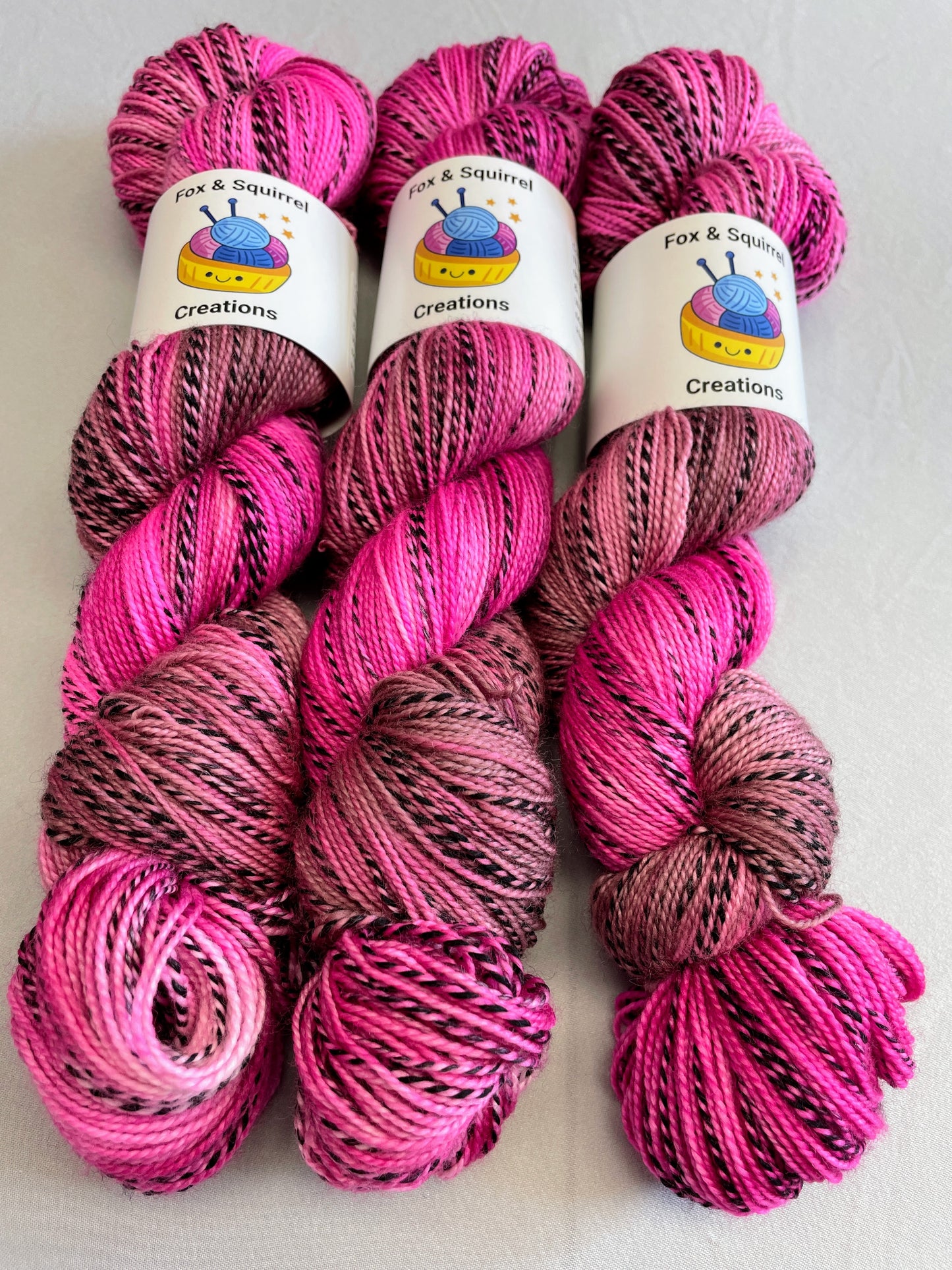 100g Pink Lady - Hand-dyed Yarn