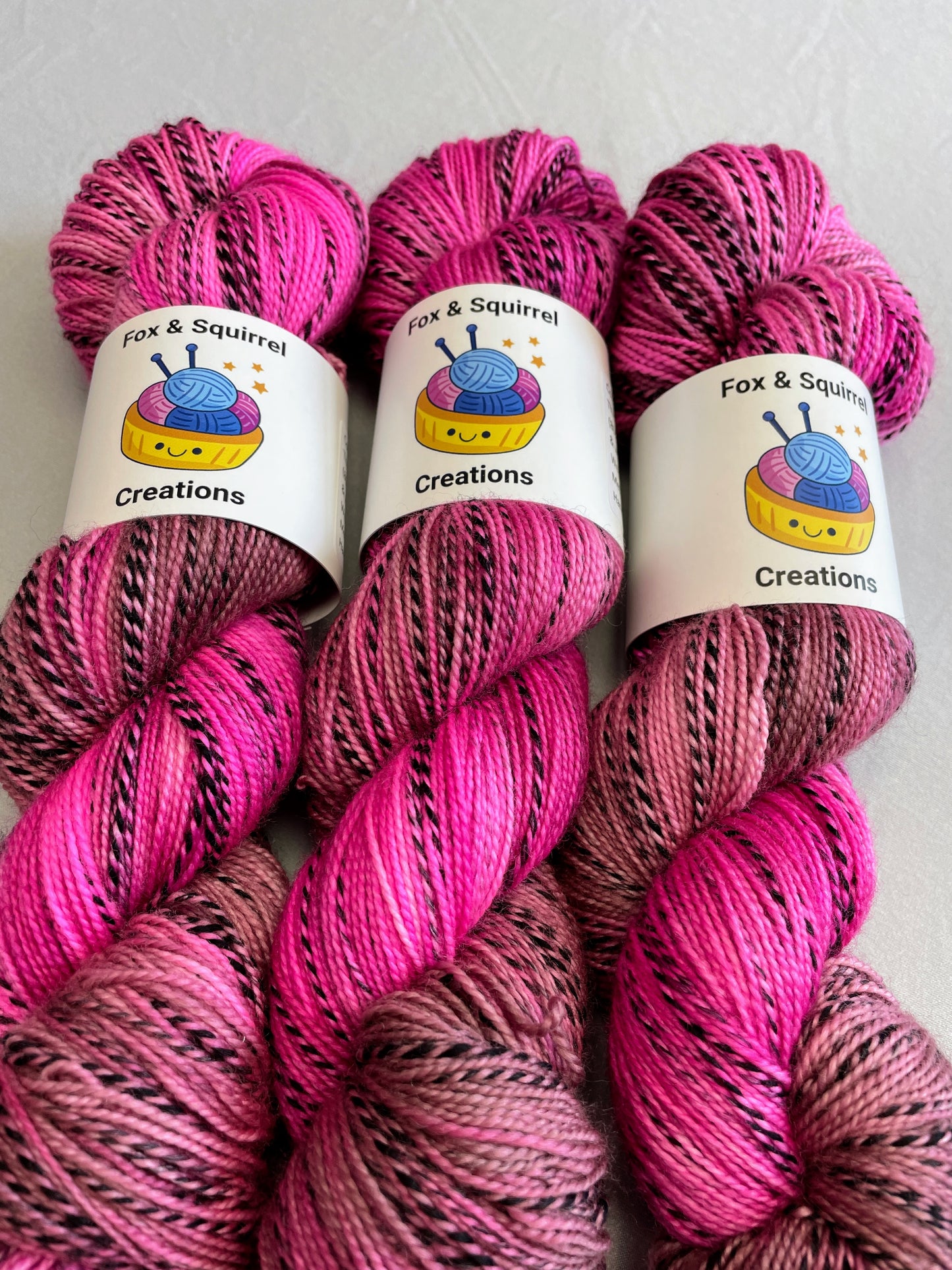 100g Pink Lady - Hand-dyed Yarn