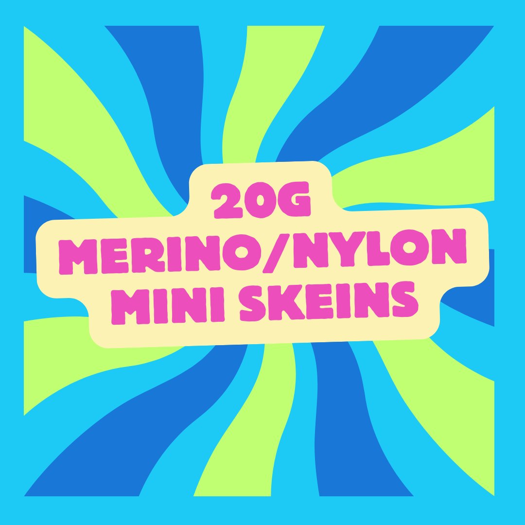 20g Merino/Nylon Mini Skeins