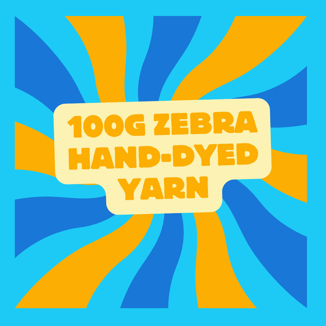 100g Zebra Hand-dyed Yarn