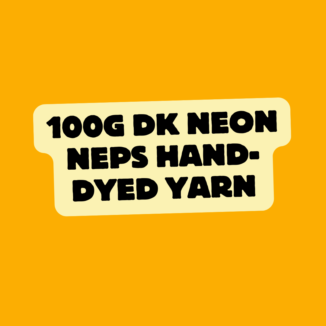 100g DK Neon Neps Hand-dyed Yarn