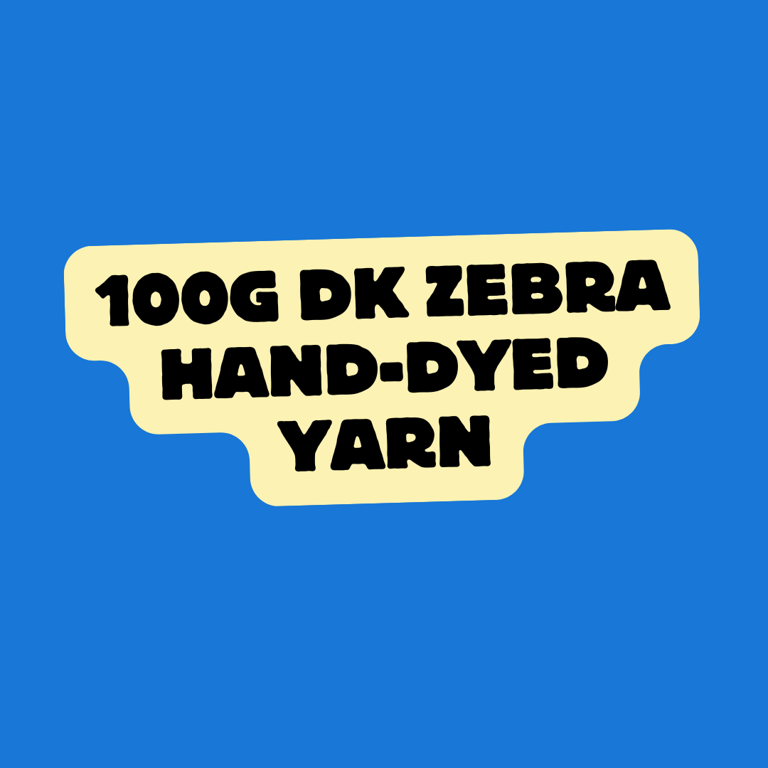 100g DK Zebra Hand-dyed Yarn
