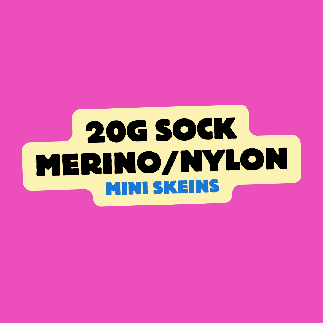 20g Sock Merino/Nylon Mini Skeins