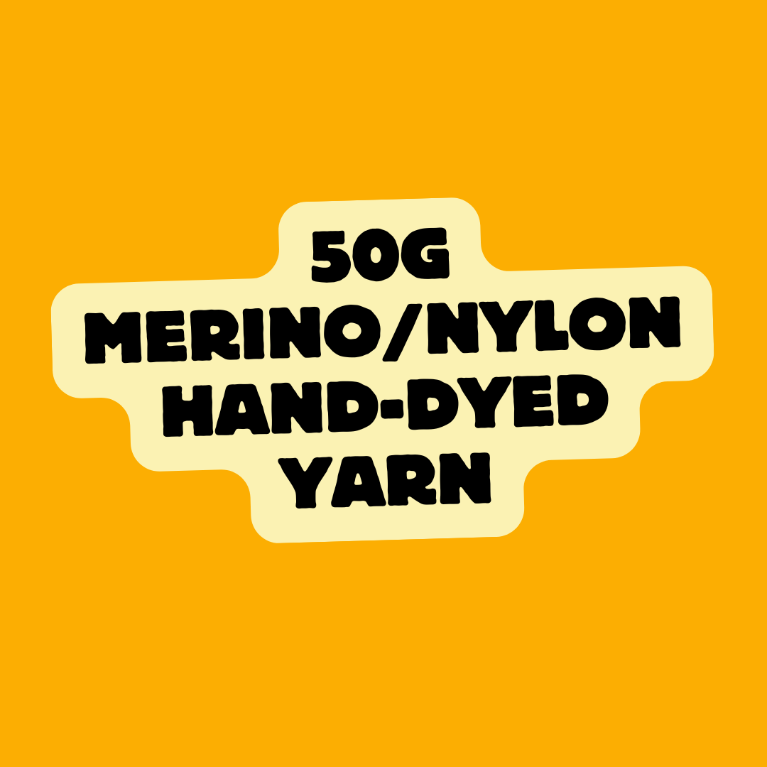 50g Sock Merino/Nylon Hand-dyed Yarn