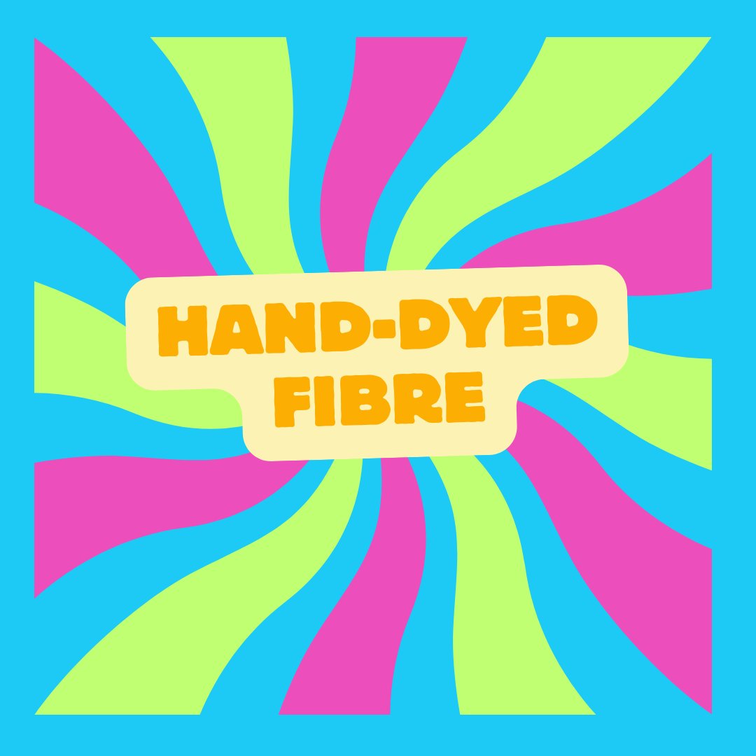 All Hand-dyed Fibre