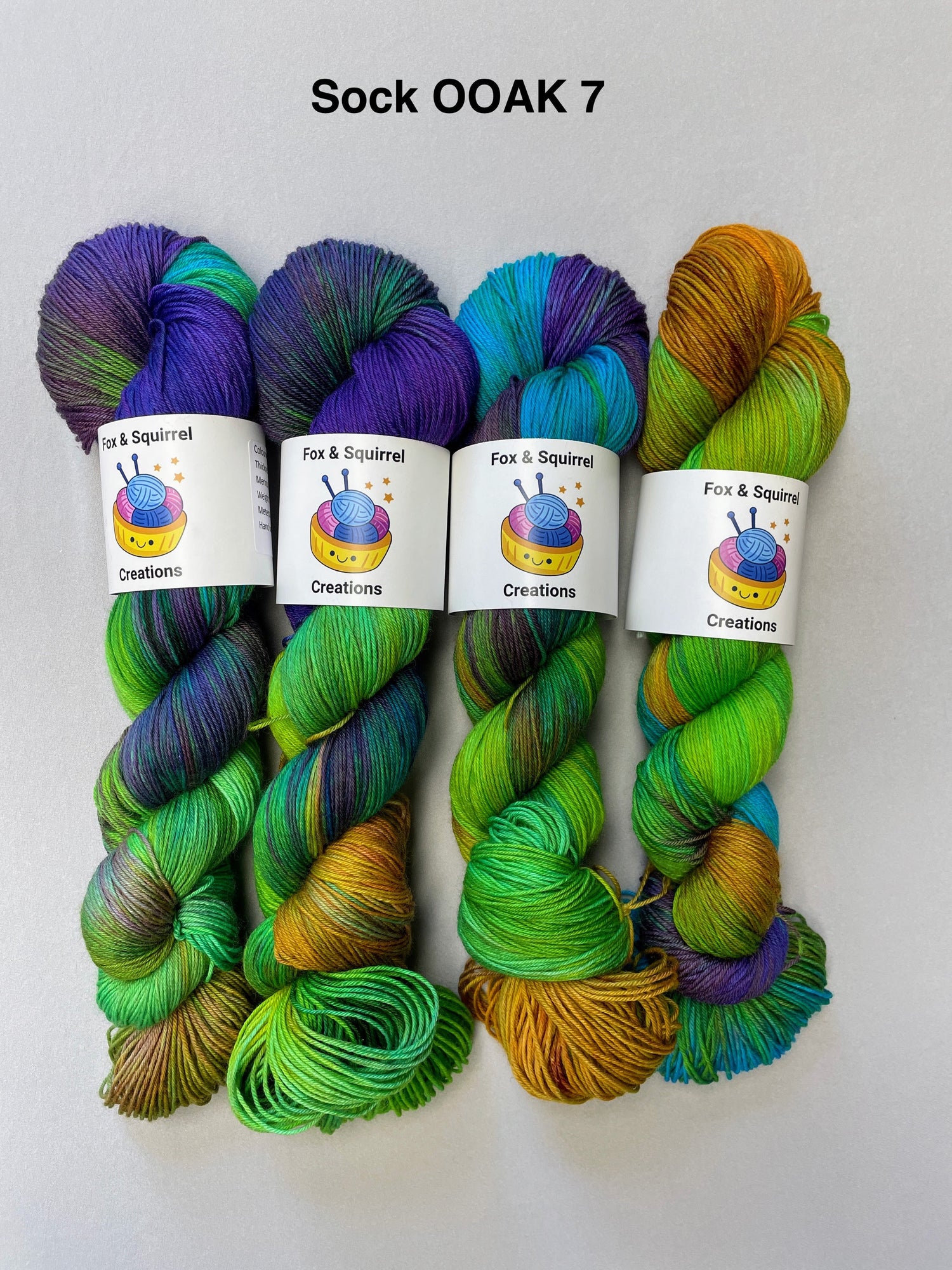 One of a Kind Skeins - Hand-dyed Yarn