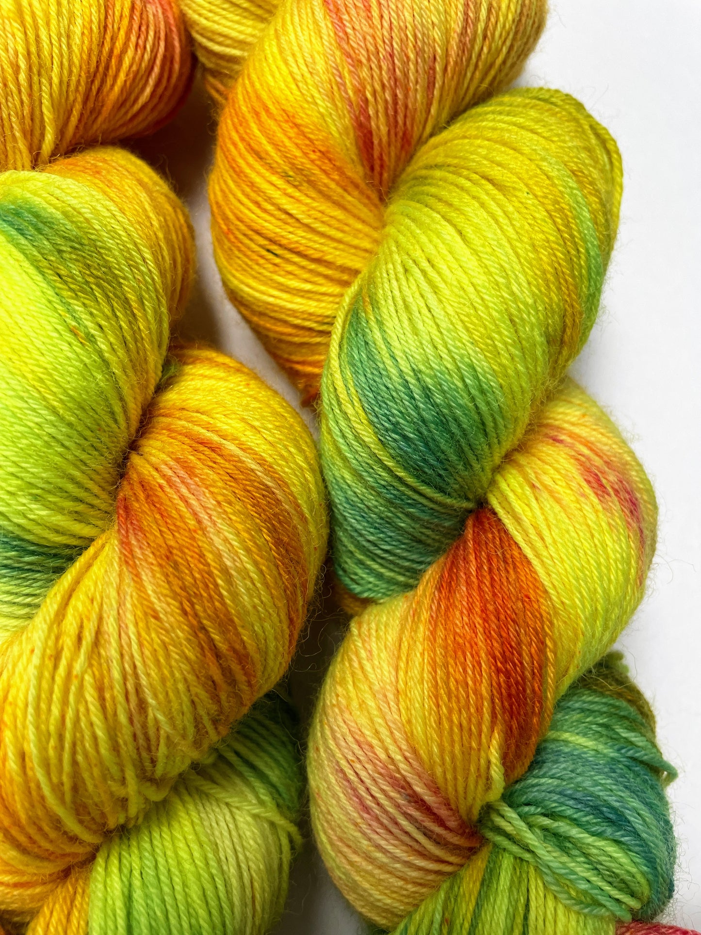 100g BFL Marigold Hand-dyed Yarn