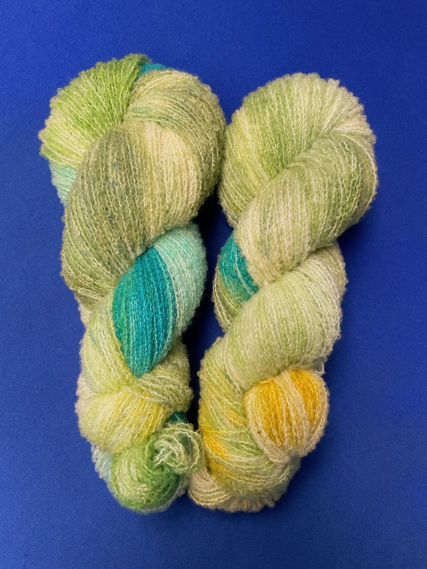 100g Boucle Seagrass Hand-dyed Yarn